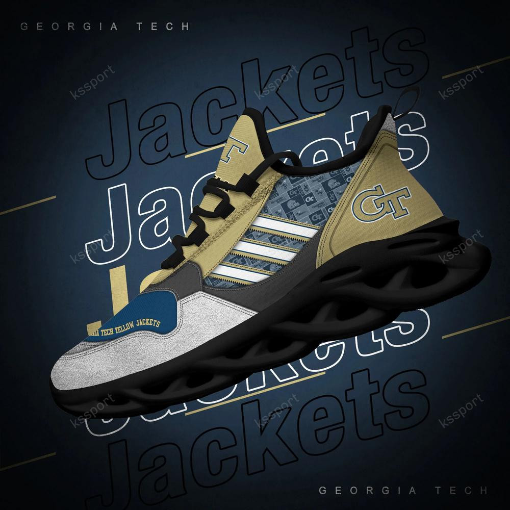 Georgia Tech Yellow Jackets Max Soul Clunky, Running Sneakers