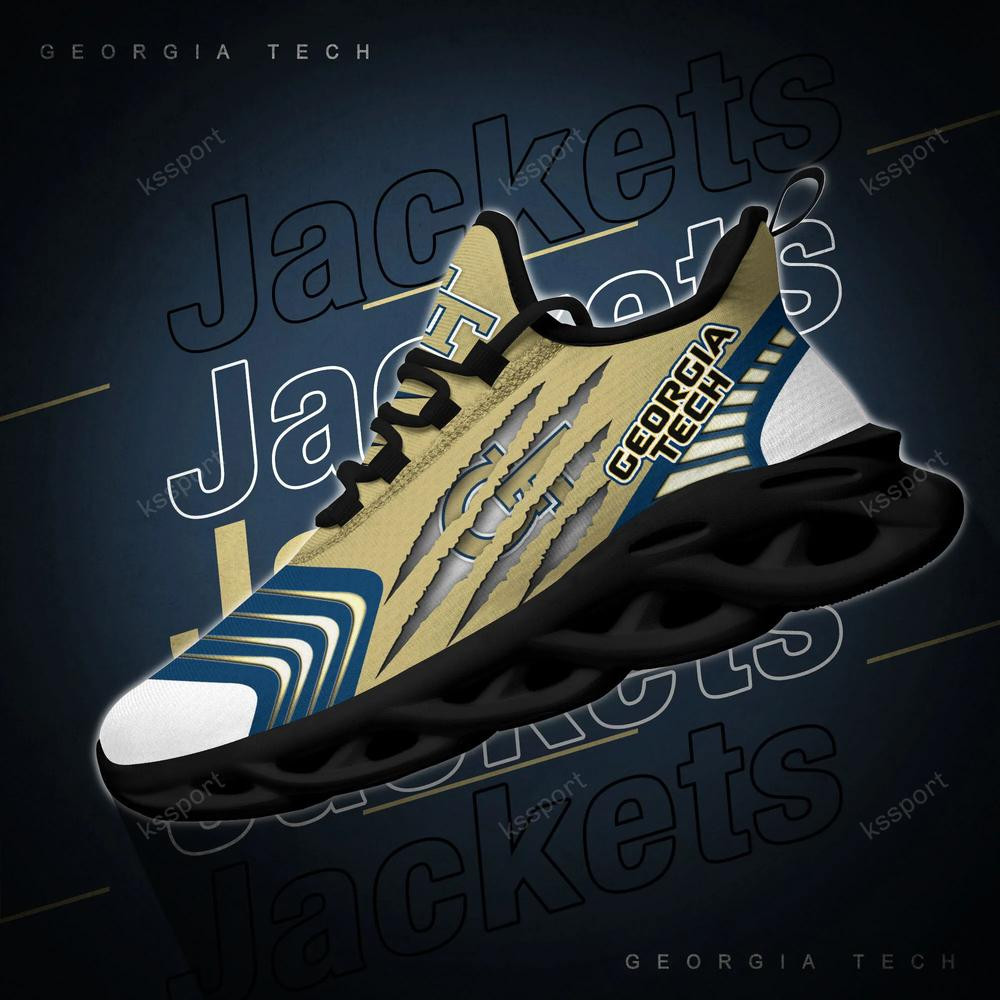 Georgia Tech Yellow Jackets Max Soul Sneakers Chunky