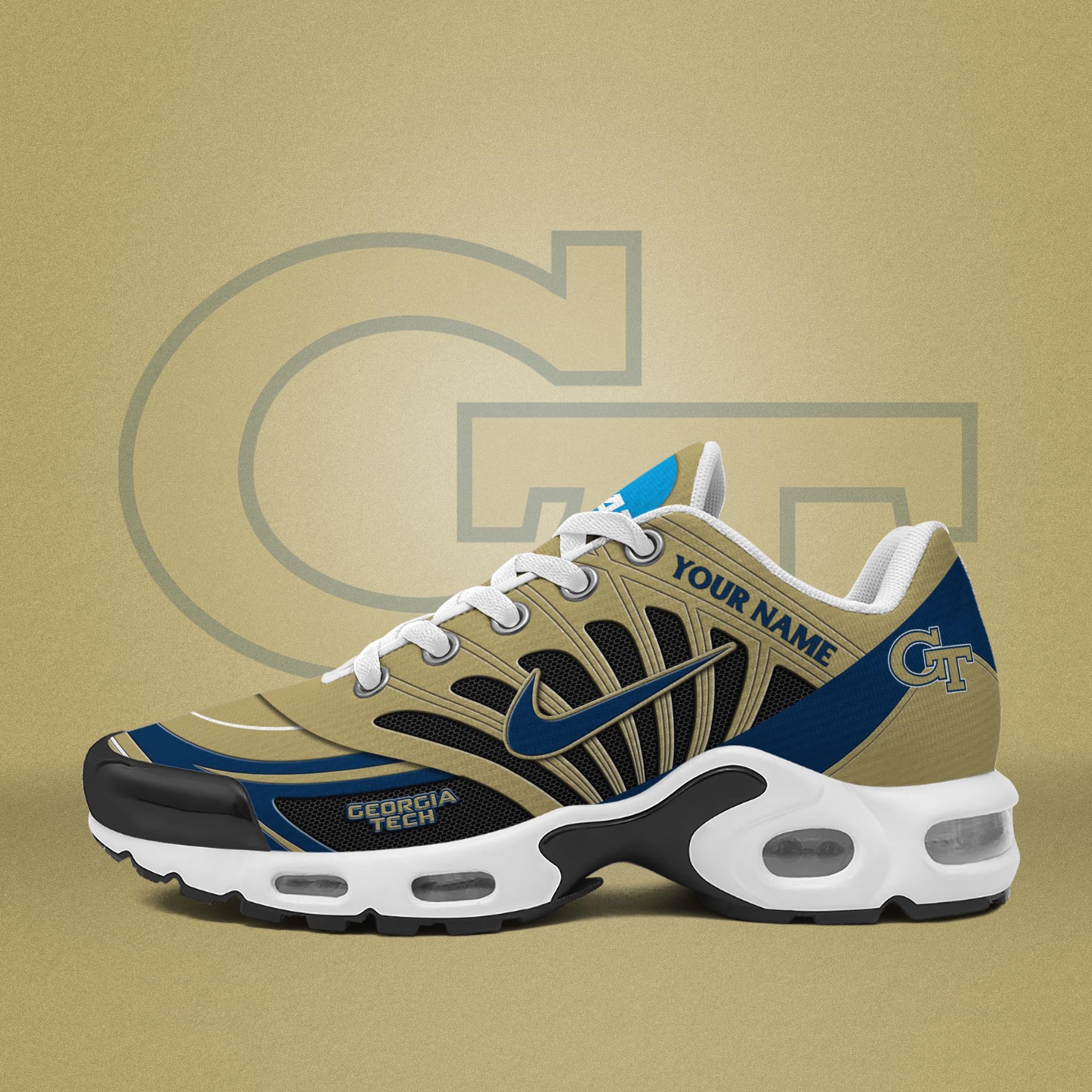 Georgia Tech Yellow Jackets TN Shoes 2026 Version Custom Name