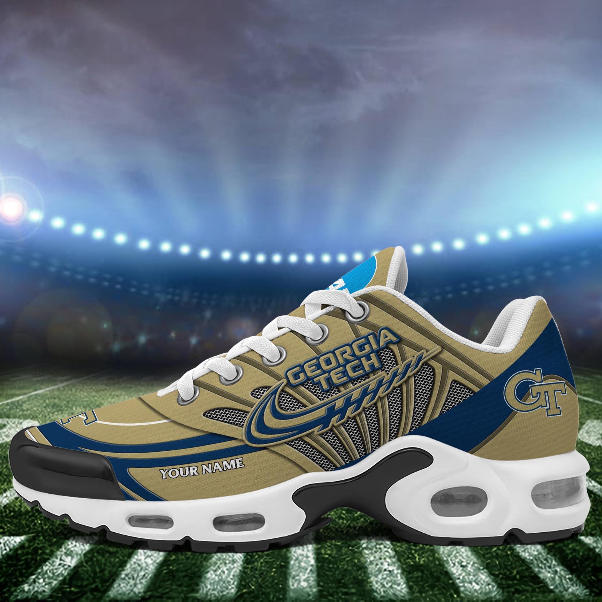 Georgia Tech Yellow Jackets TN Shoes 2026 Version Custom Your Name