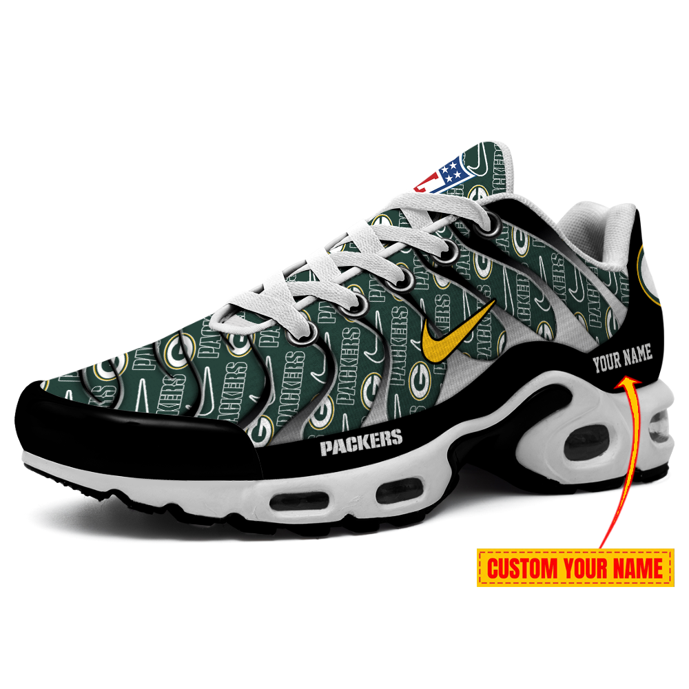 Green Bay Packers-Pattern Swoosh Personalized H56 Shoes-SP16112312ID02DS08