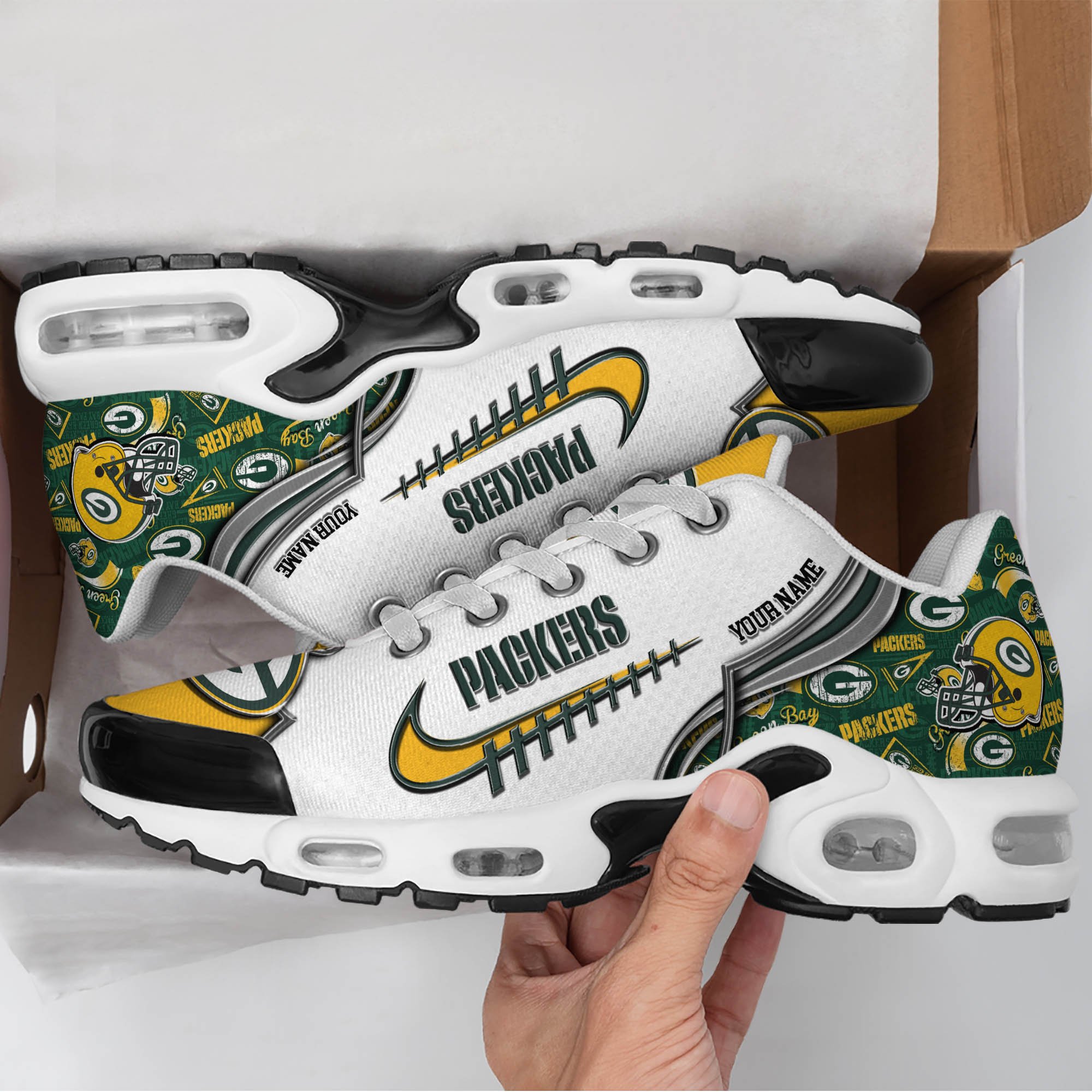 Green Bay Packers TN Shoes 2026 Version Custom Your Name 642