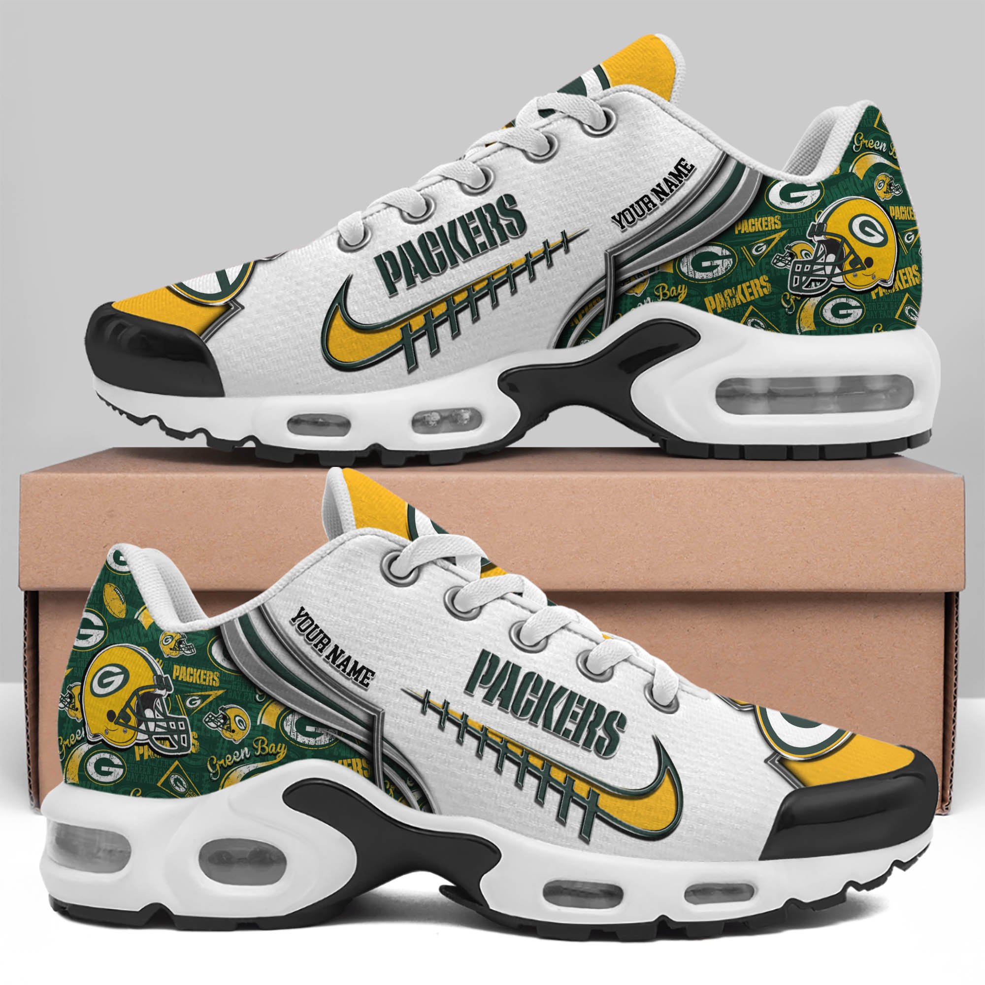 Green Bay Packers TN Shoes 2026 Version Custom Your Name 642