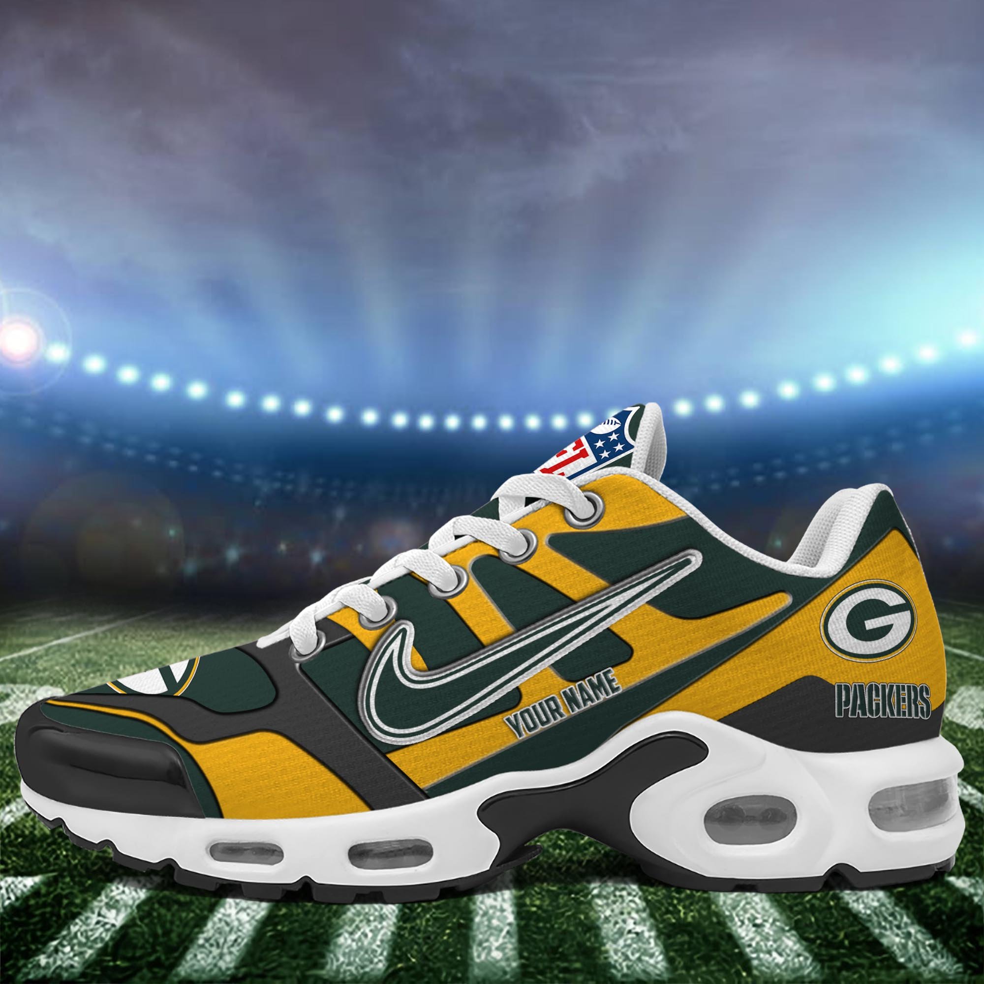 Green Bay Packers TN Shoes Custom Your Name