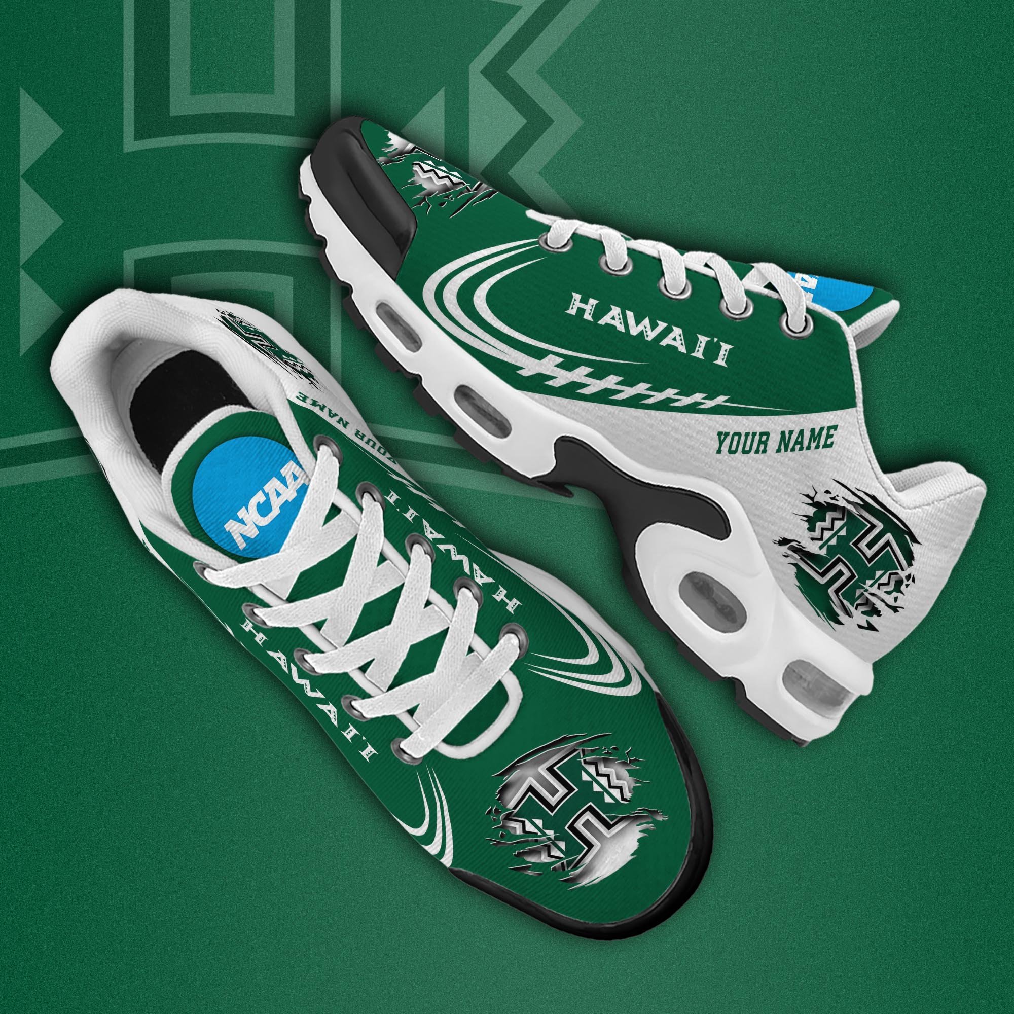 Hawaii Rainbow Warriors TN Shoes 2026 Version Custom Name