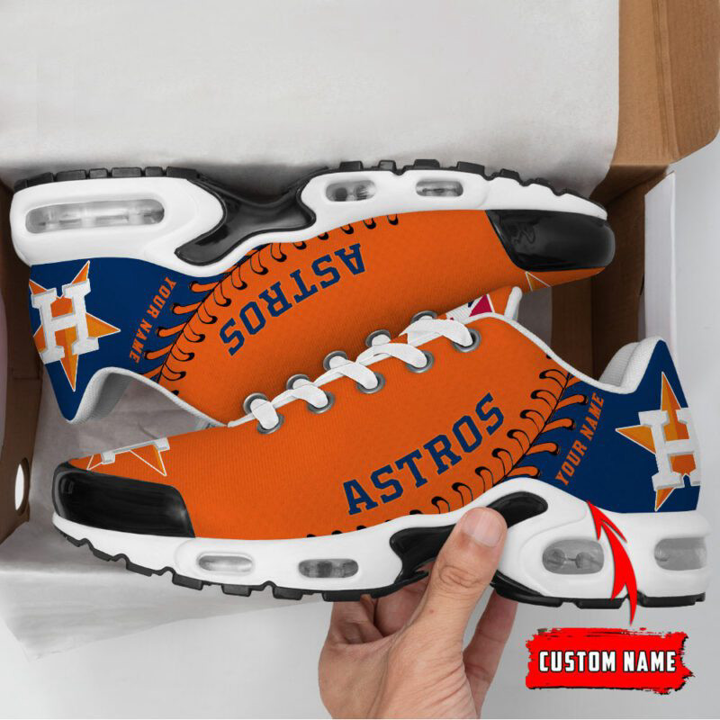 Houston Astros Air Max Plus Sport Sneakers For Fan Gifts