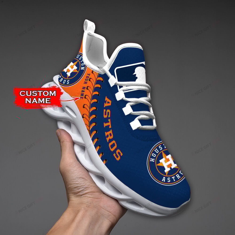 Houston Astros Custom Name Max Soul Shoes MSS-H7D9