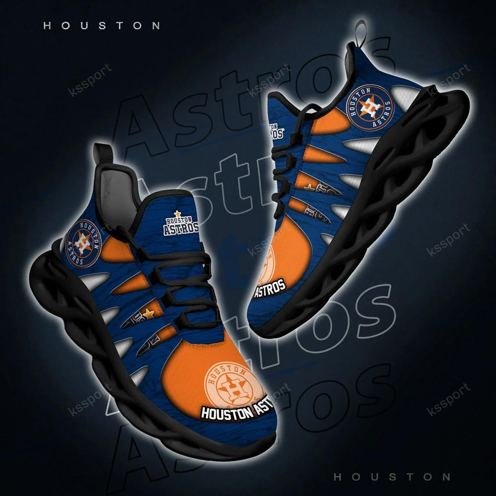 Houston Astros Max Soul Shoes, Running Sneakers
