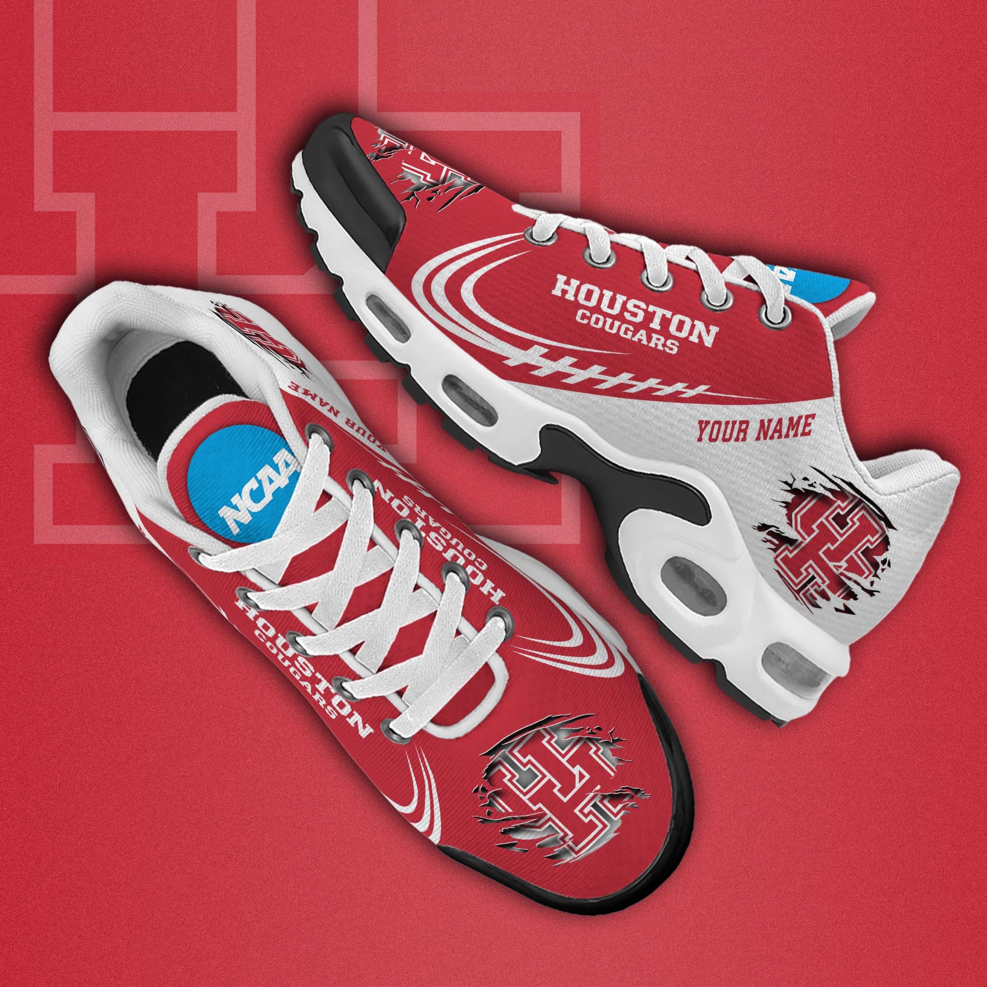 Houston Cougars TN Shoes 2026 Version Custom Name
