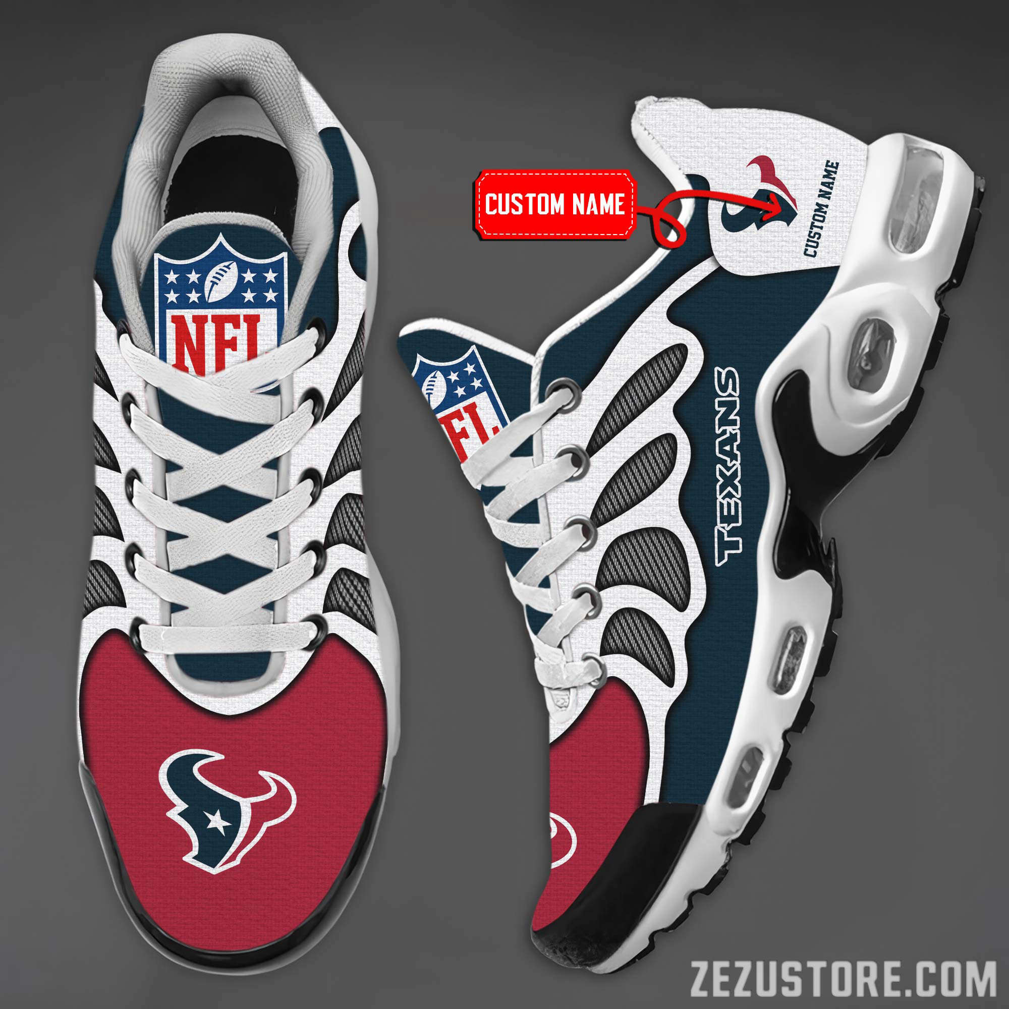 Houston Texans Premium TN Shoes Air Cushion Sneakers