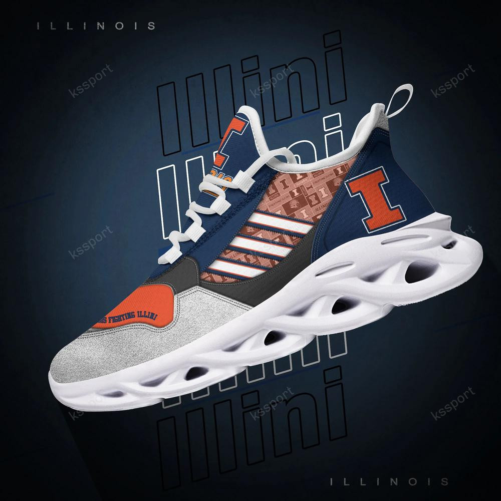 Illinois Fighting Illini Max Soul Clunky, Running Sneakers