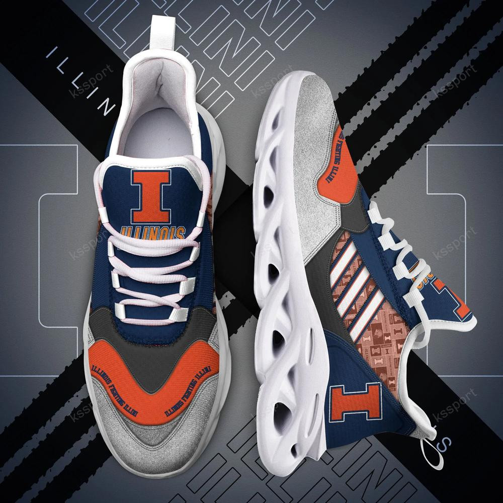 Illinois Fighting Illini Max Soul Clunky, Running Sneakers