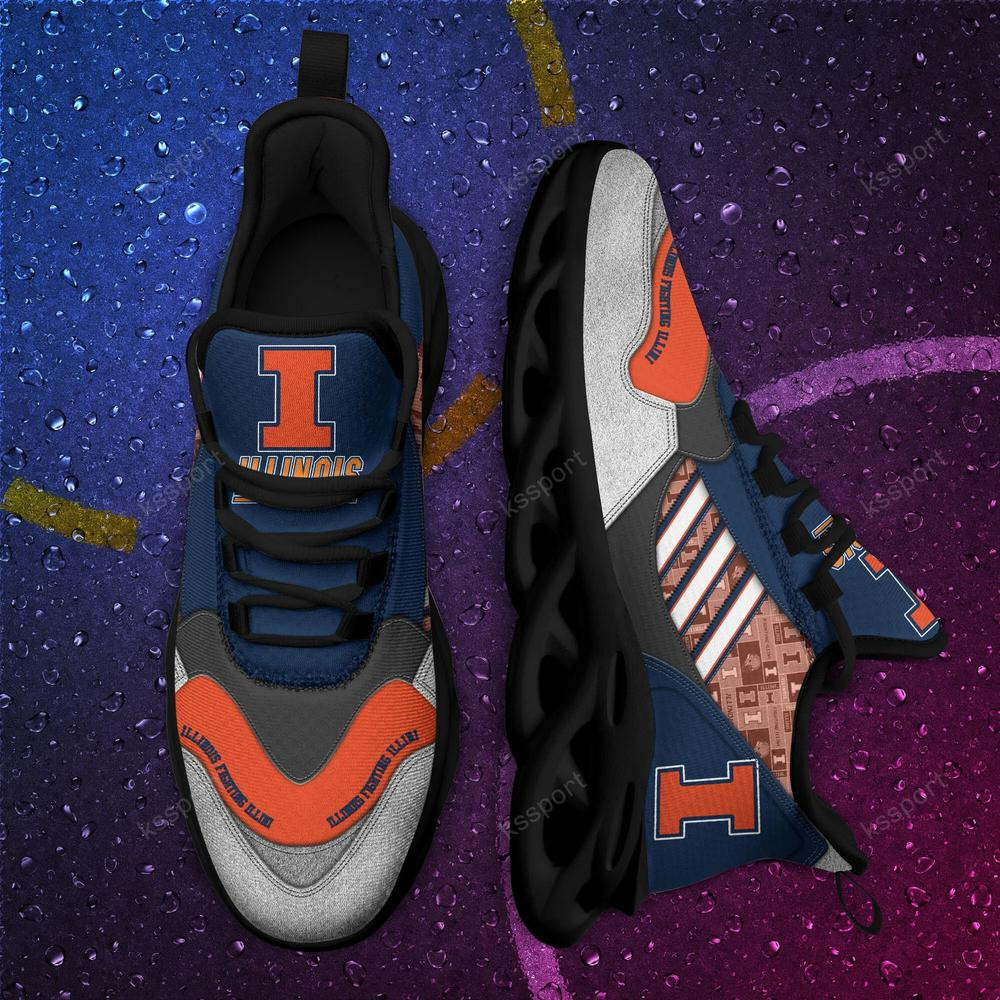 Illinois Fighting Illini Max Soul Clunky, Running Sneakers