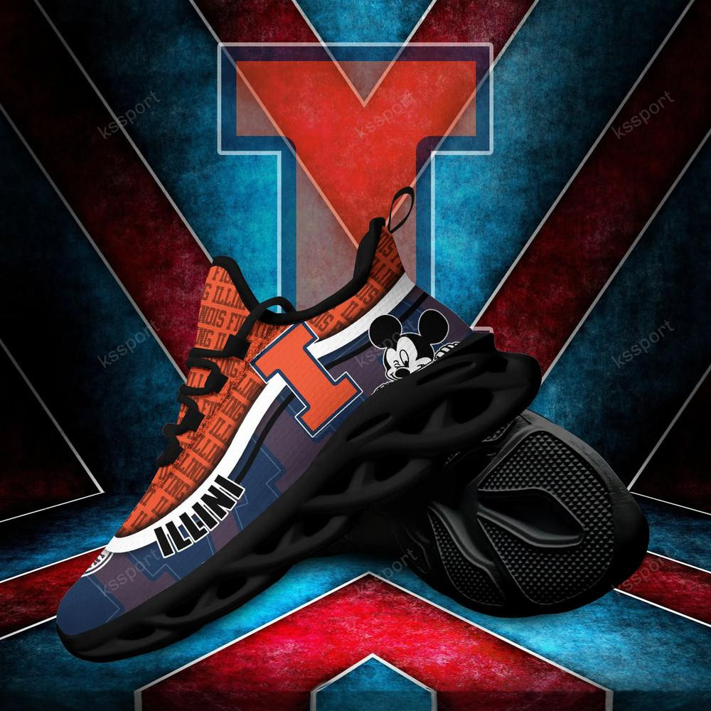Illinois Fighting Illini Max Soul Clunky Sneakers