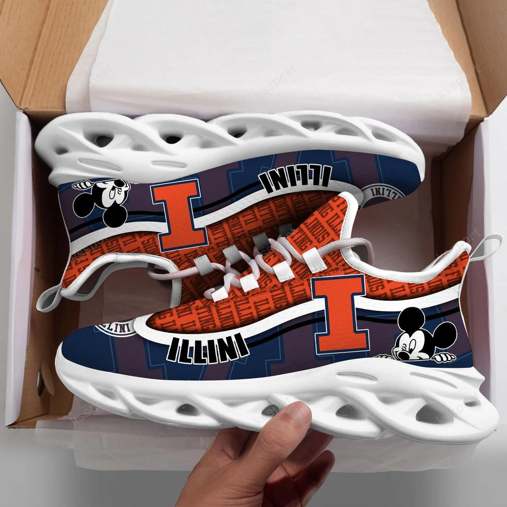 Illinois Fighting Illini Max Soul Clunky Sneakers