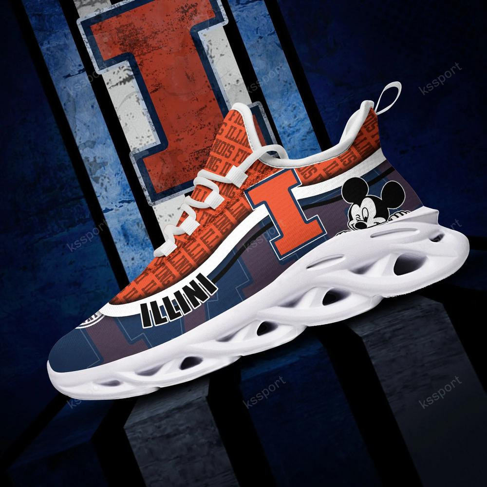 Illinois Fighting Illini Max Soul Clunky Sneakers