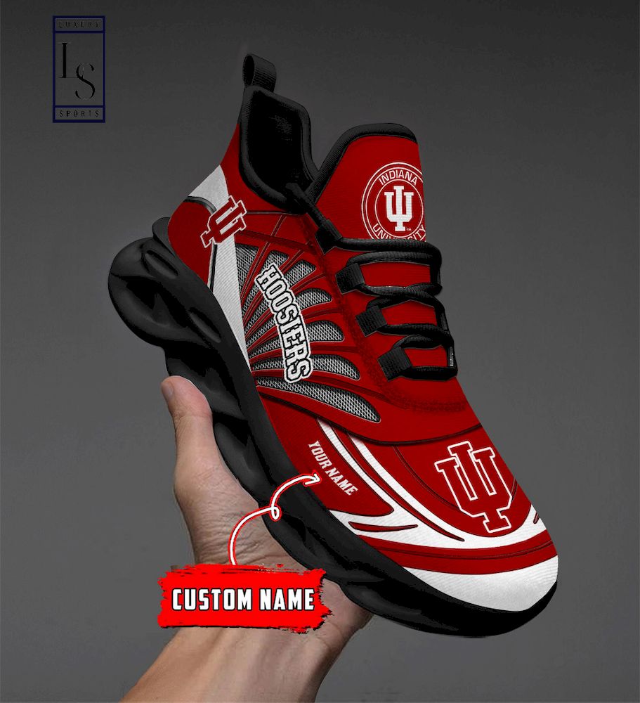 Indiana Hoosiers Custom Name Max Soul Shoes