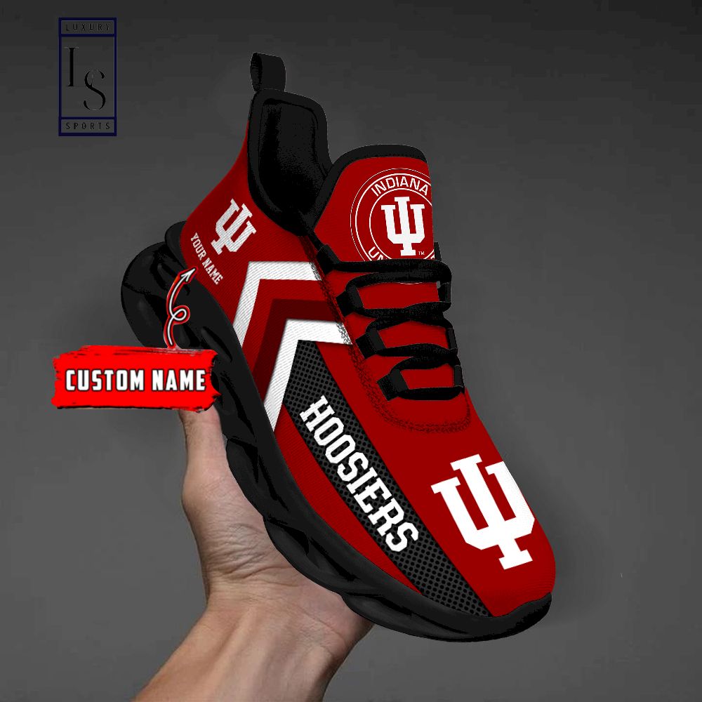 Indiana Hoosiers Personalized Max Soul Shoes
