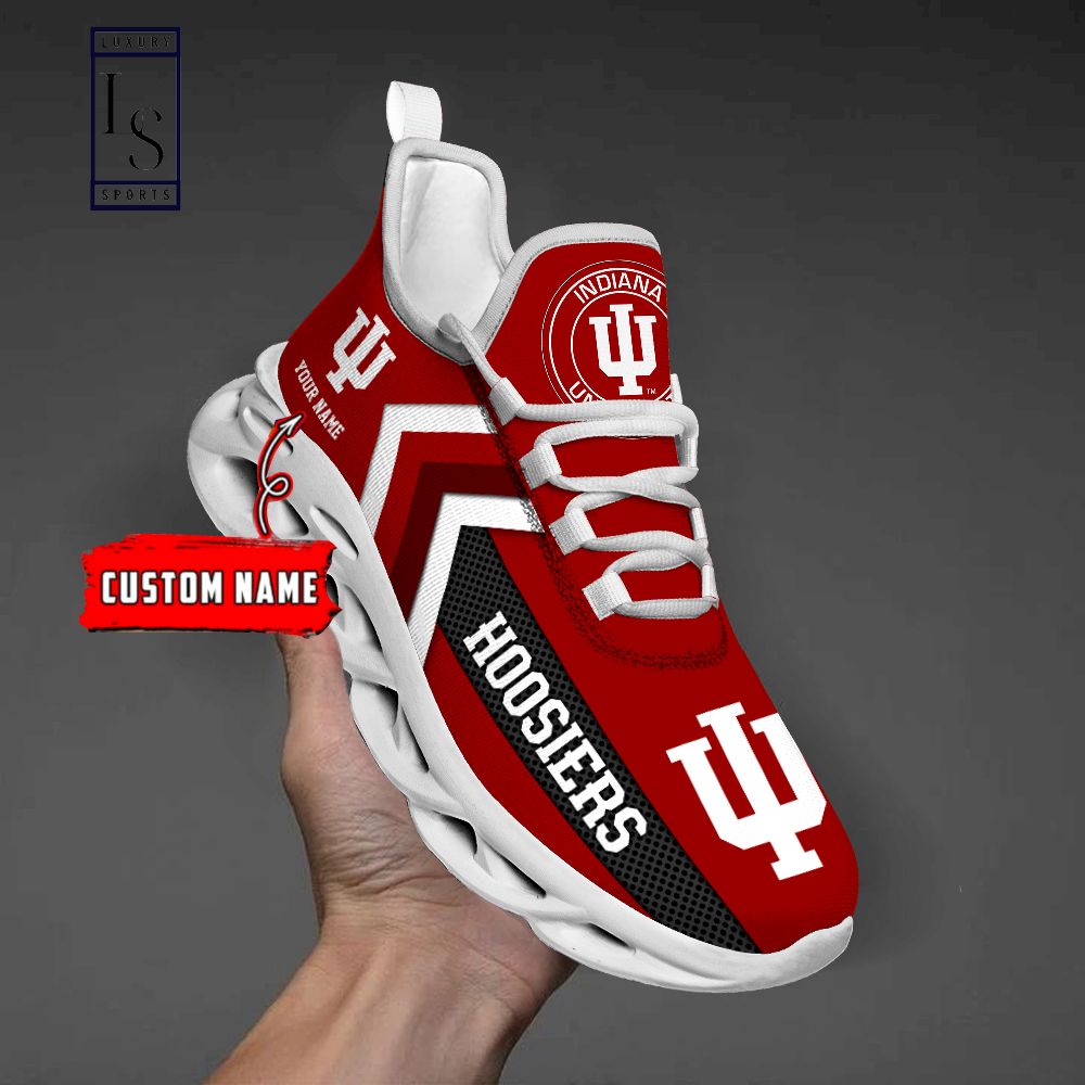 Indiana Hoosiers Personalized Max Soul Shoes