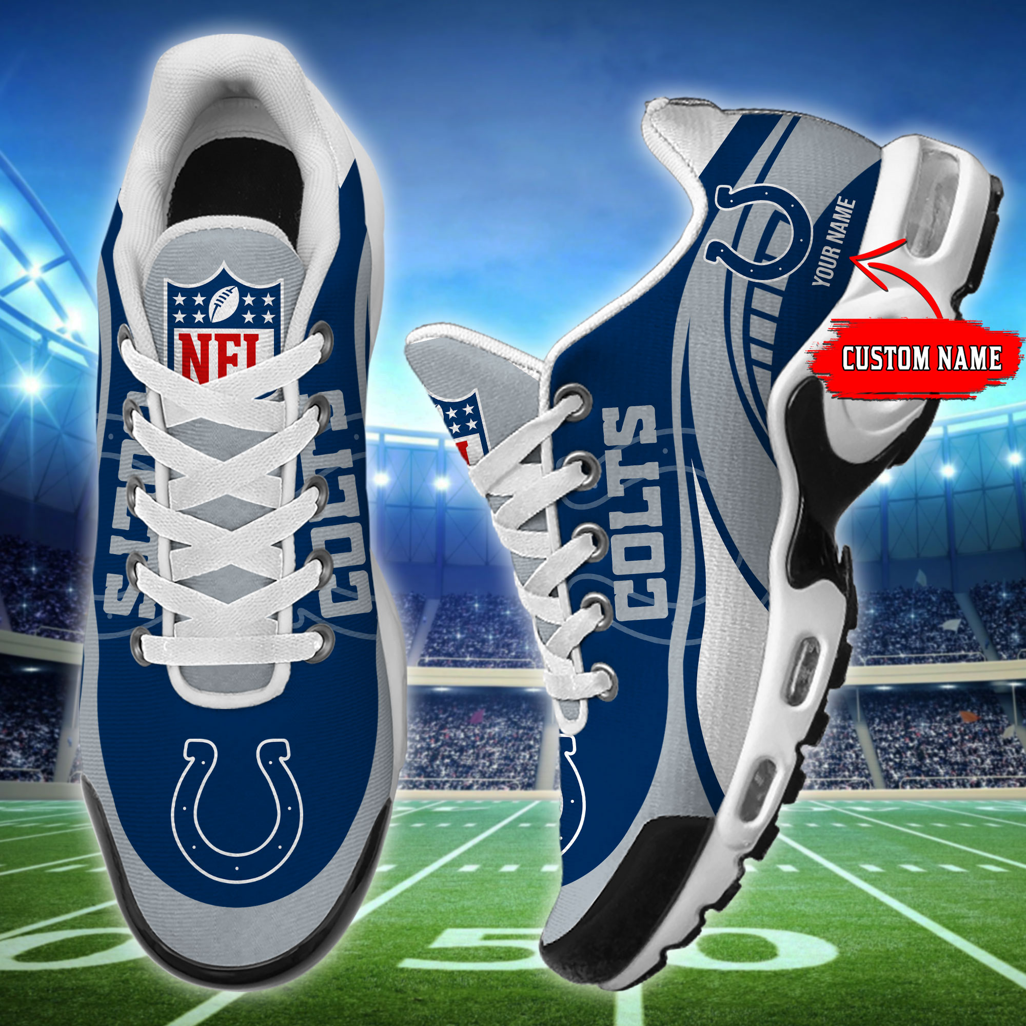 Indianapolis Colts-32 Teams TN H56 SHOES Cool Gift-SP18082346ID02