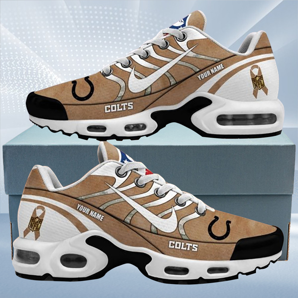 Indianapolis Colts Salute To Service Personalized TN Air Max Shoes Air Cushion Sneakers