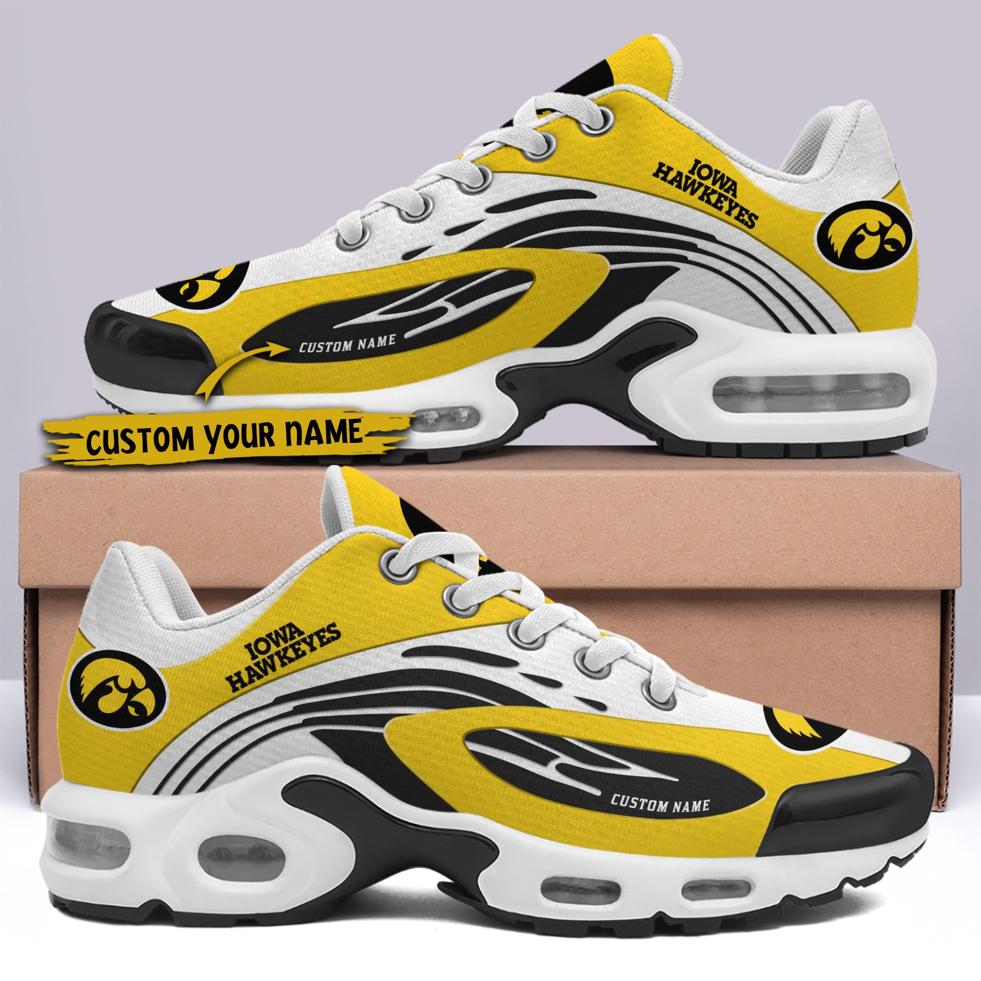 Iowa Hawkeyes TN Shoes 2026 Version Custom Your Name 026