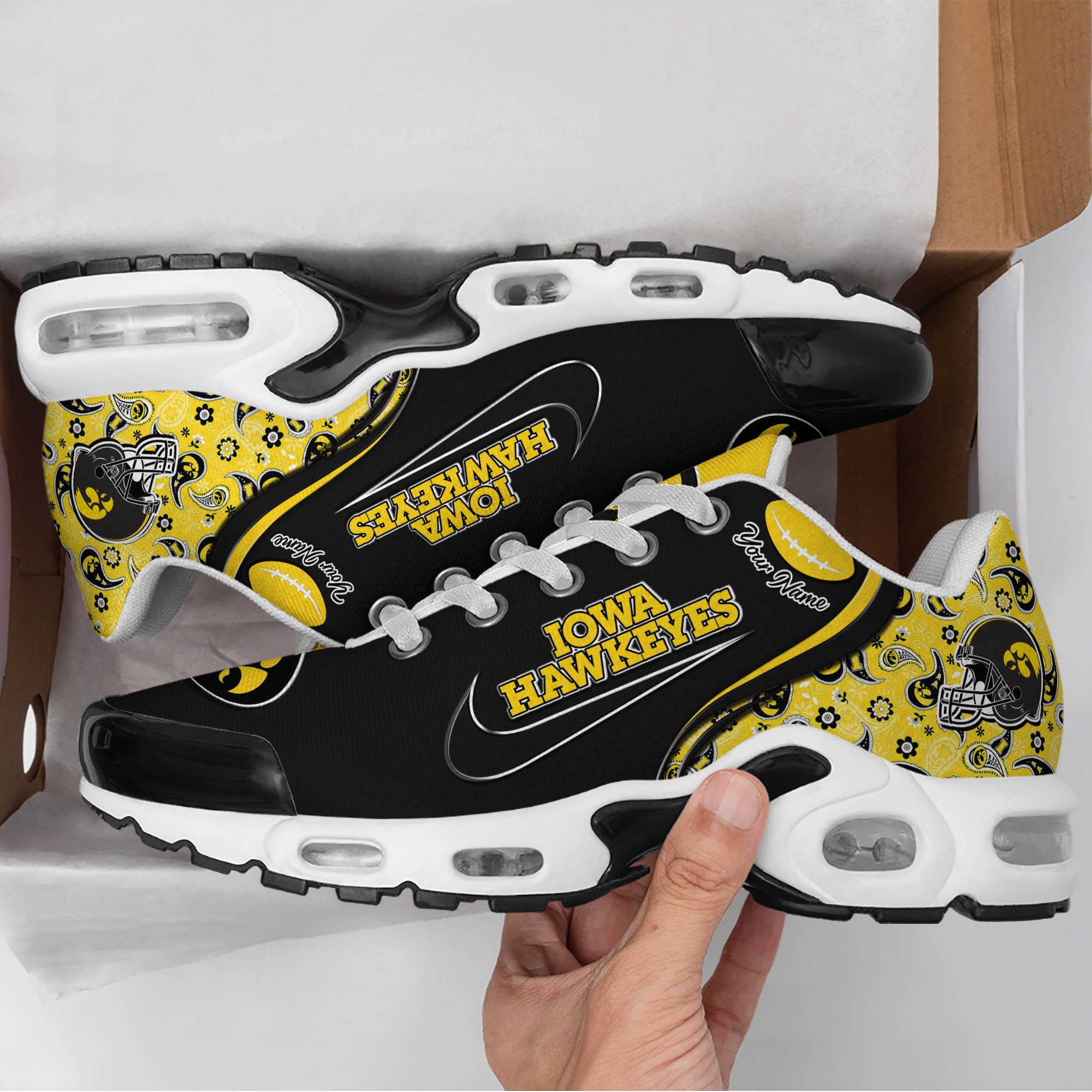 Iowa Hawkeyes TN Shoes 2026 Version Custom Your Name 499