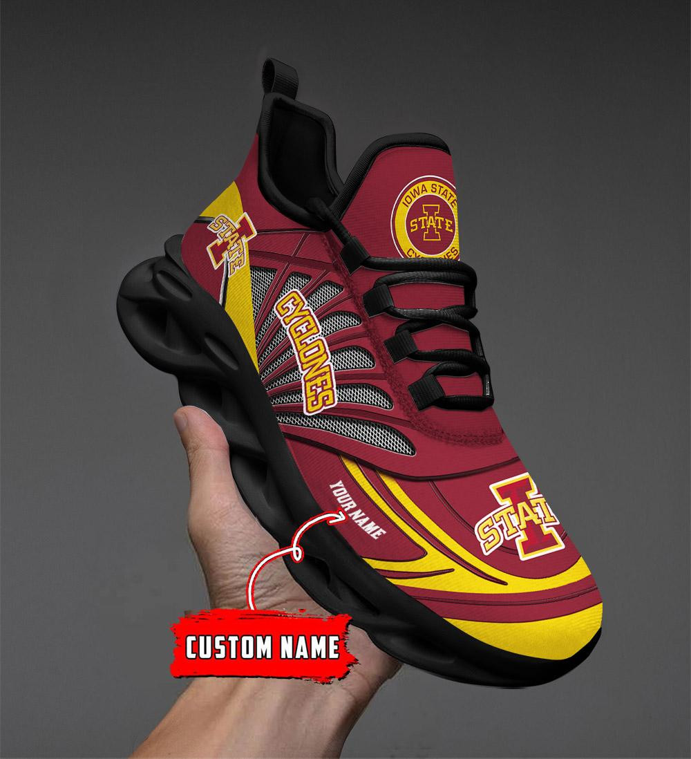 Iowa State Cyclones Custom Name Max Soul Shoes