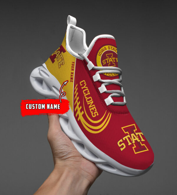 Iowa State Cyclones PERSONALIZED MAX SOUL SHOES T1