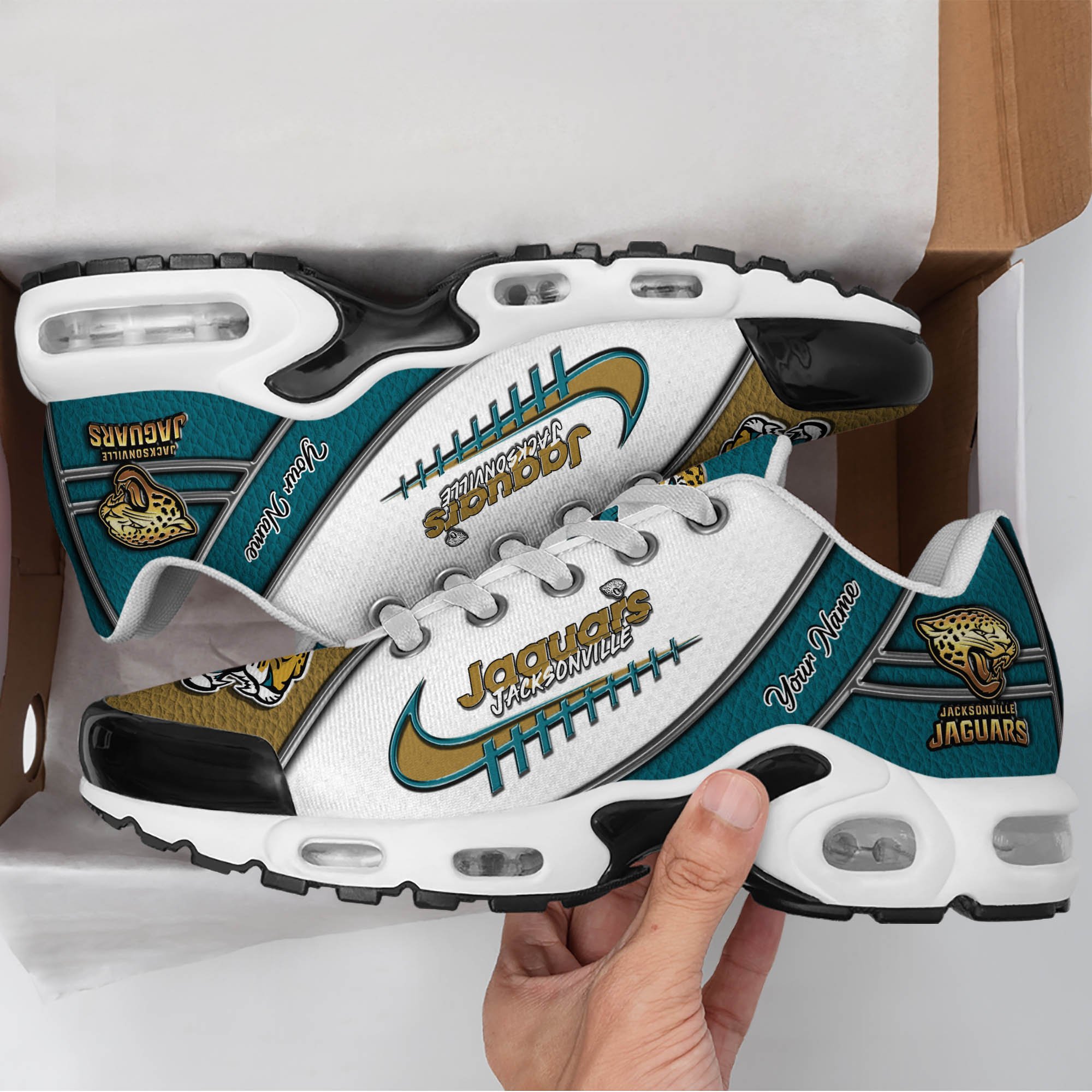 Jacksonville Jaguars TN Shoes 2026 Version Custom Your Name, Football Team Shoes 516