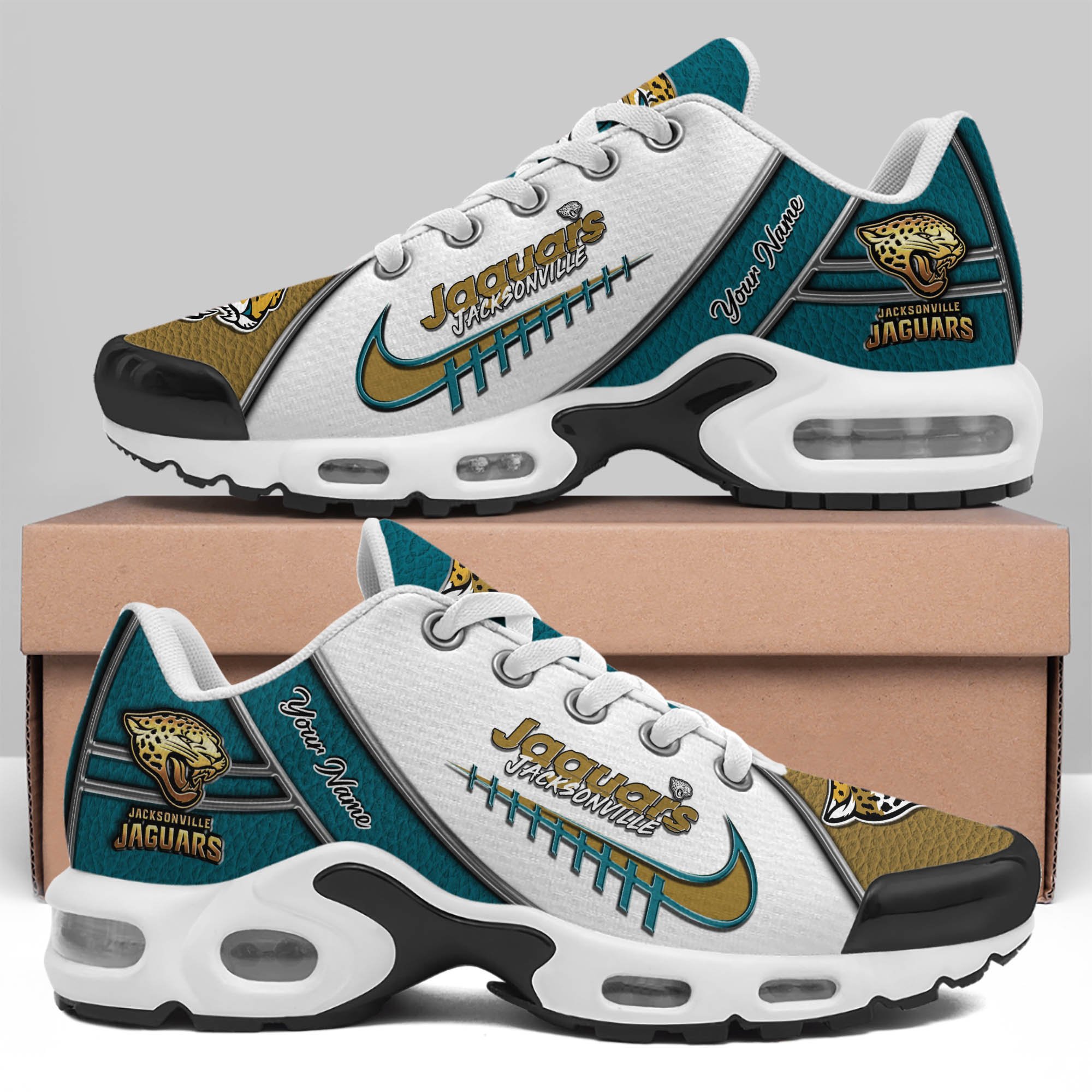 Jacksonville Jaguars TN Shoes 2026 Version Custom Your Name, Football Team Shoes 516