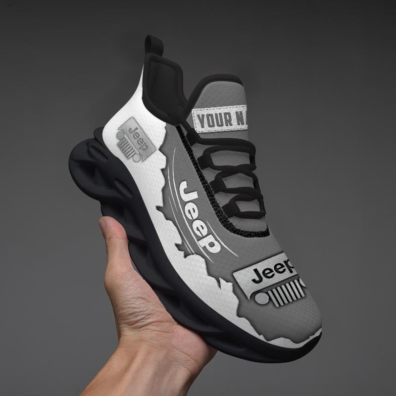 Jeep Custom Name Design Max Soul Sneakers VS12