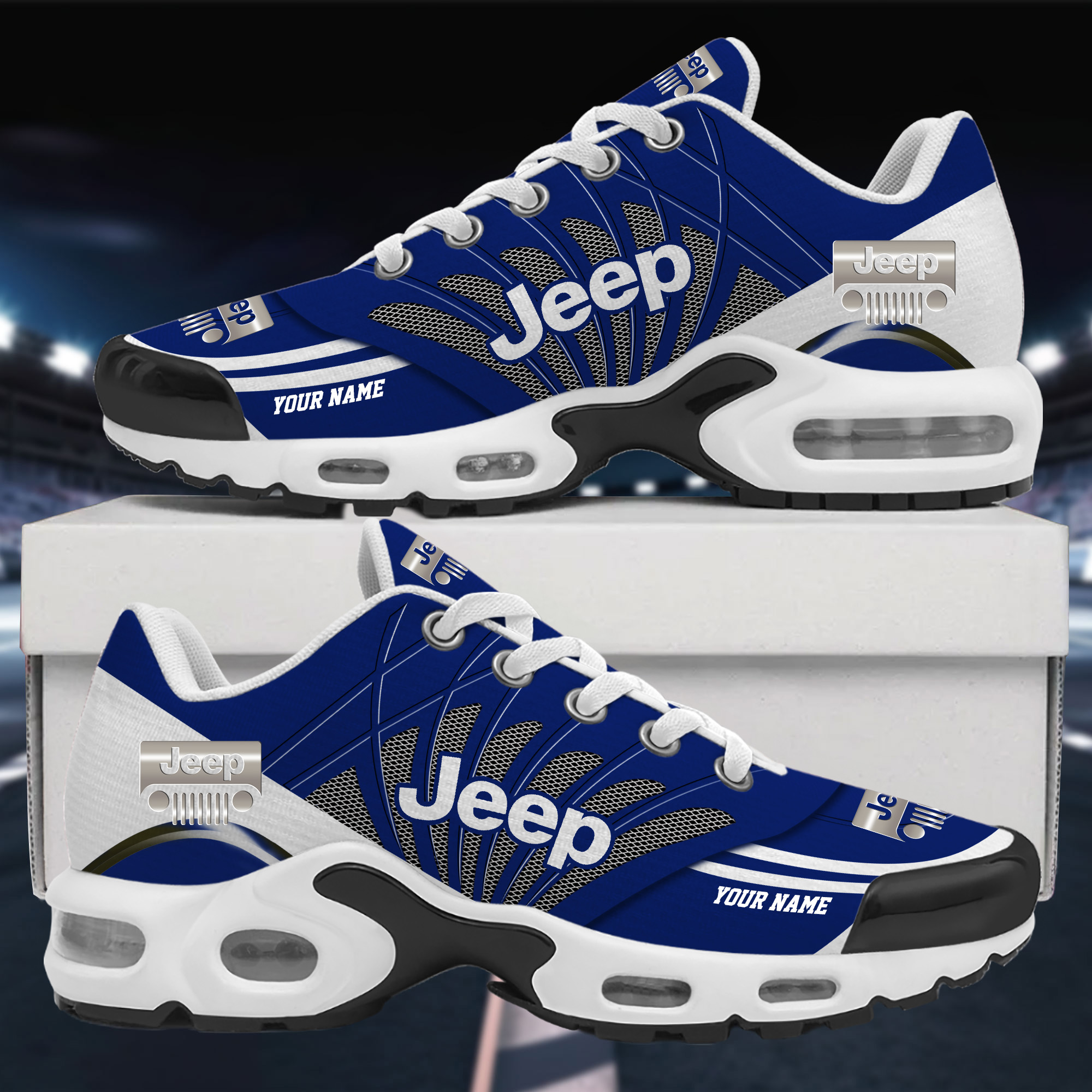 Jeep Custom Name Sport Shoes VS8