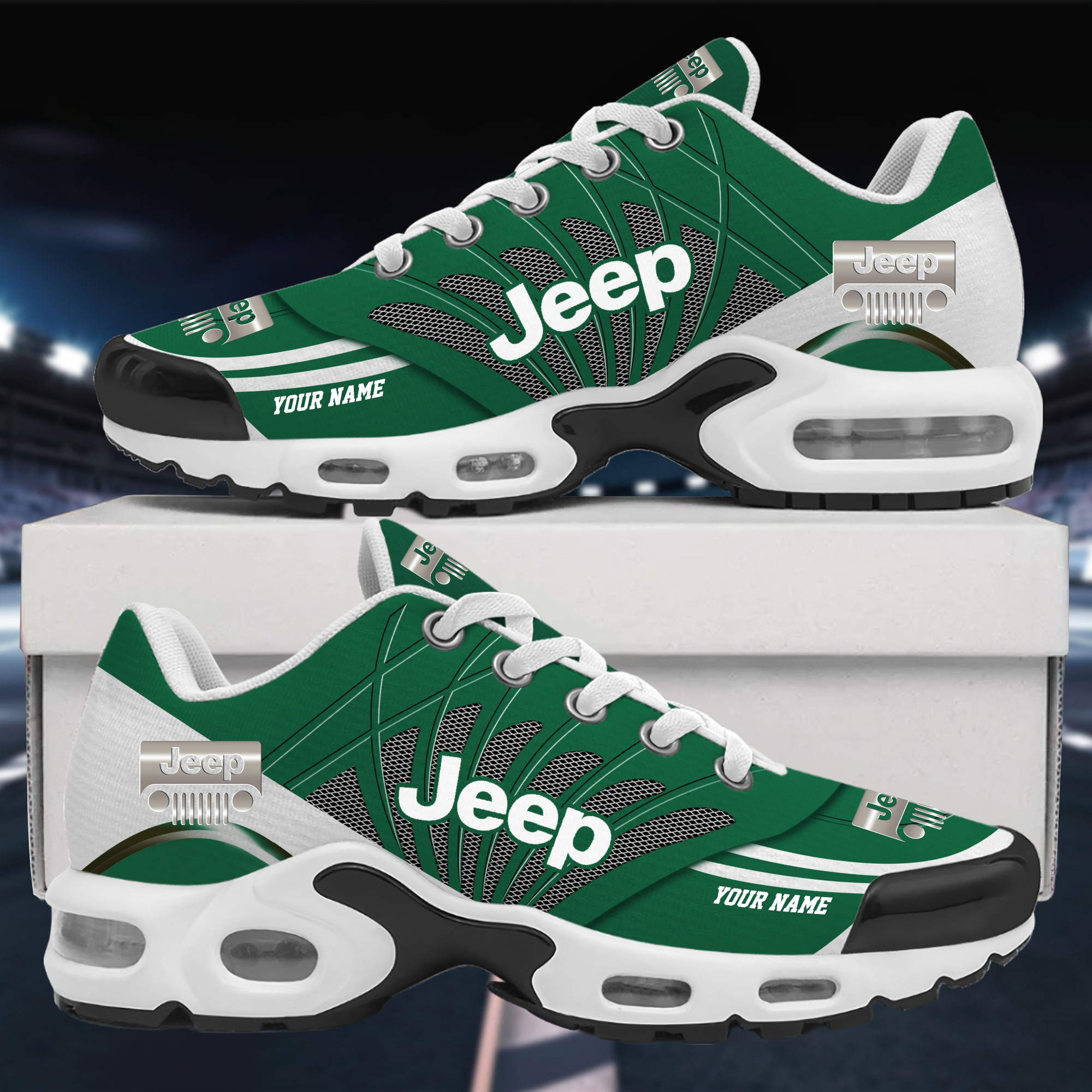 Jeep Custom Name Sport Shoes VS8