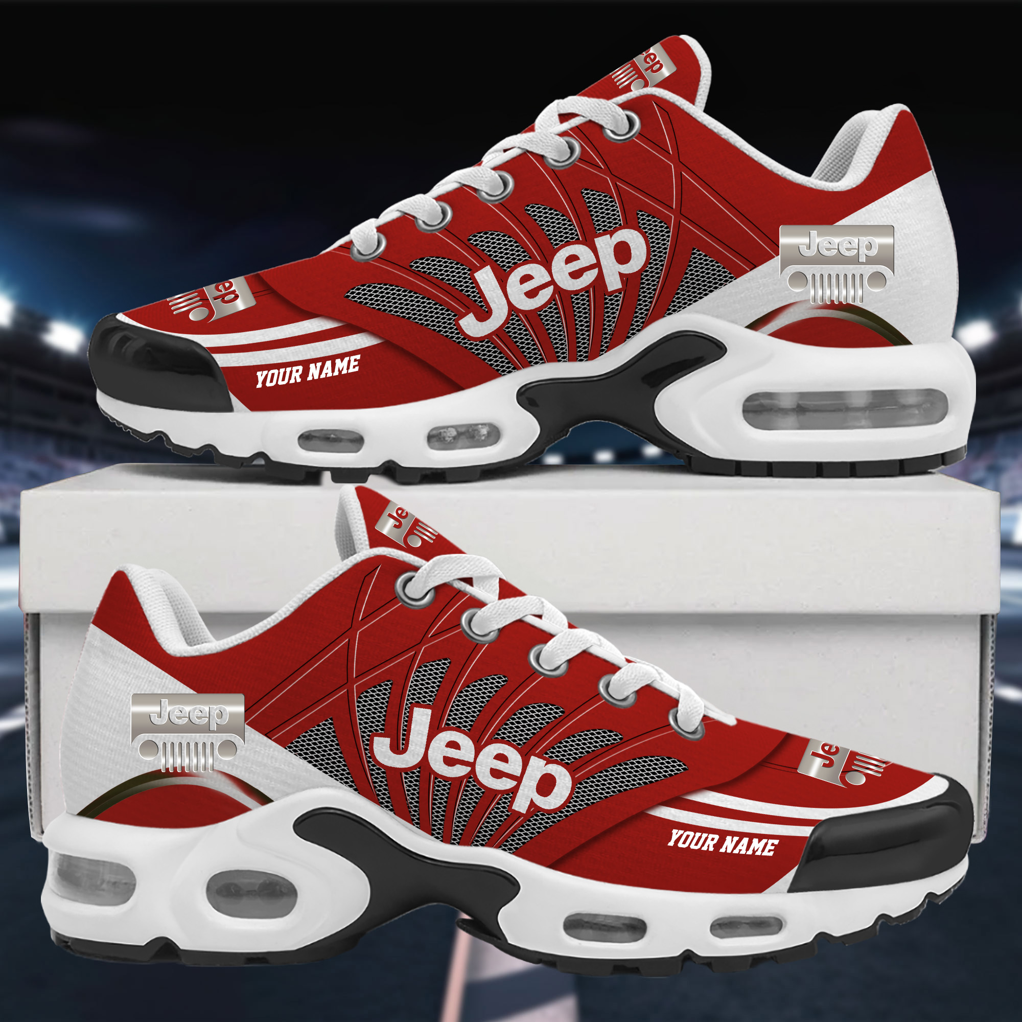 Jeep Custom Name Sport Shoes VS8