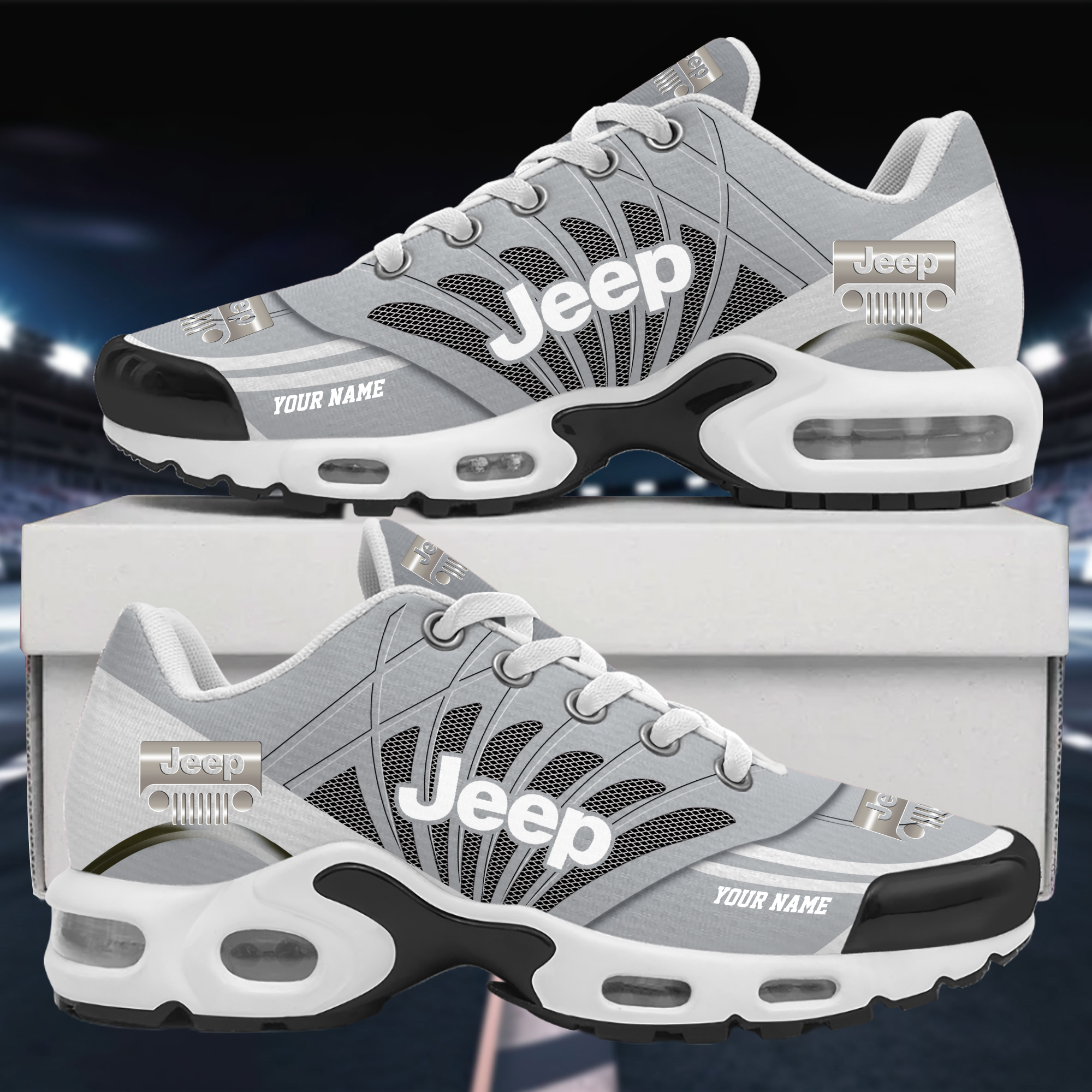 Jeep Custom Name Sport Shoes VS8