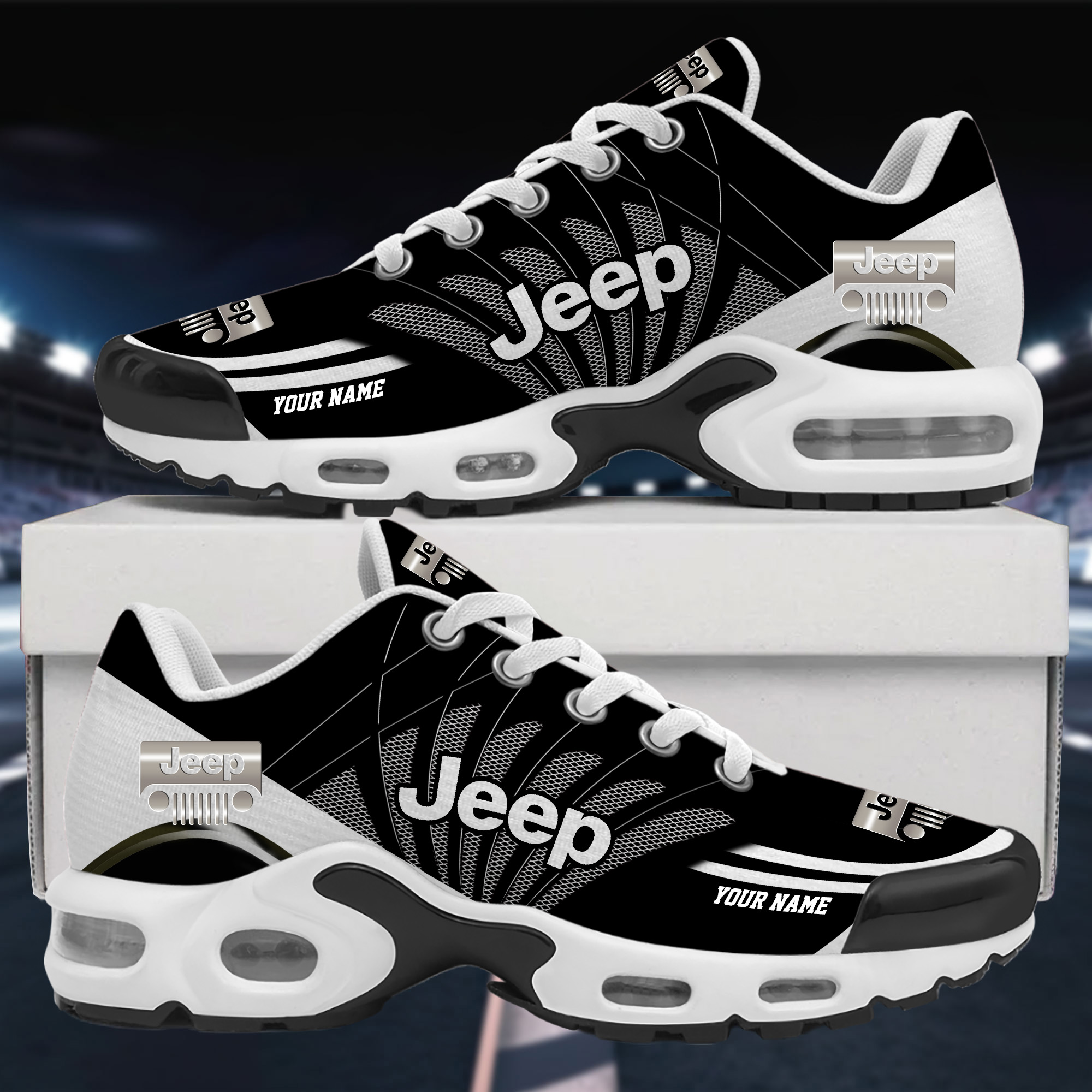 Jeep Custom Name Sport Shoes VS8