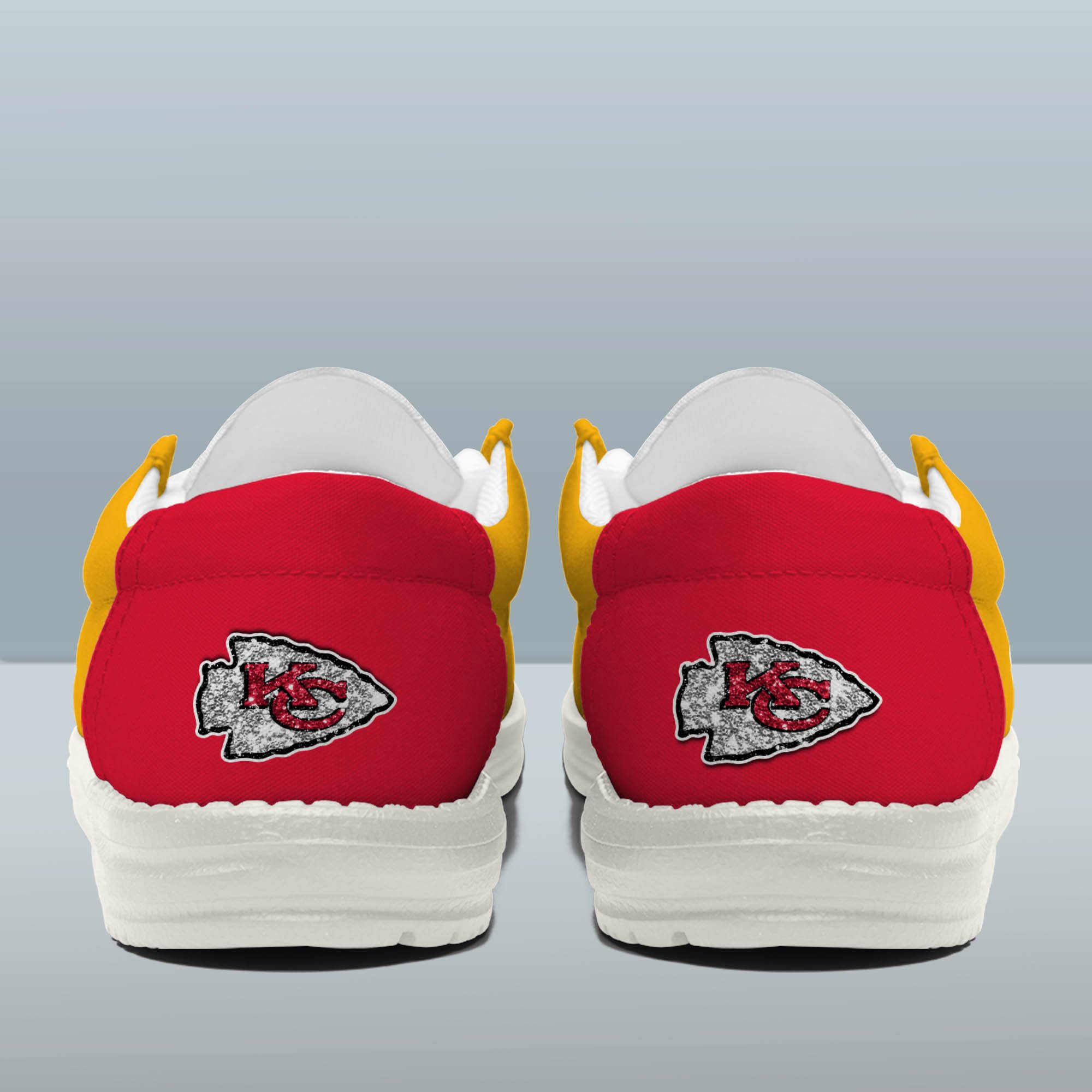 Kansas City Chiefs 32 Teams HeyDude Canvas Loafer Shoes Personalized Your Name