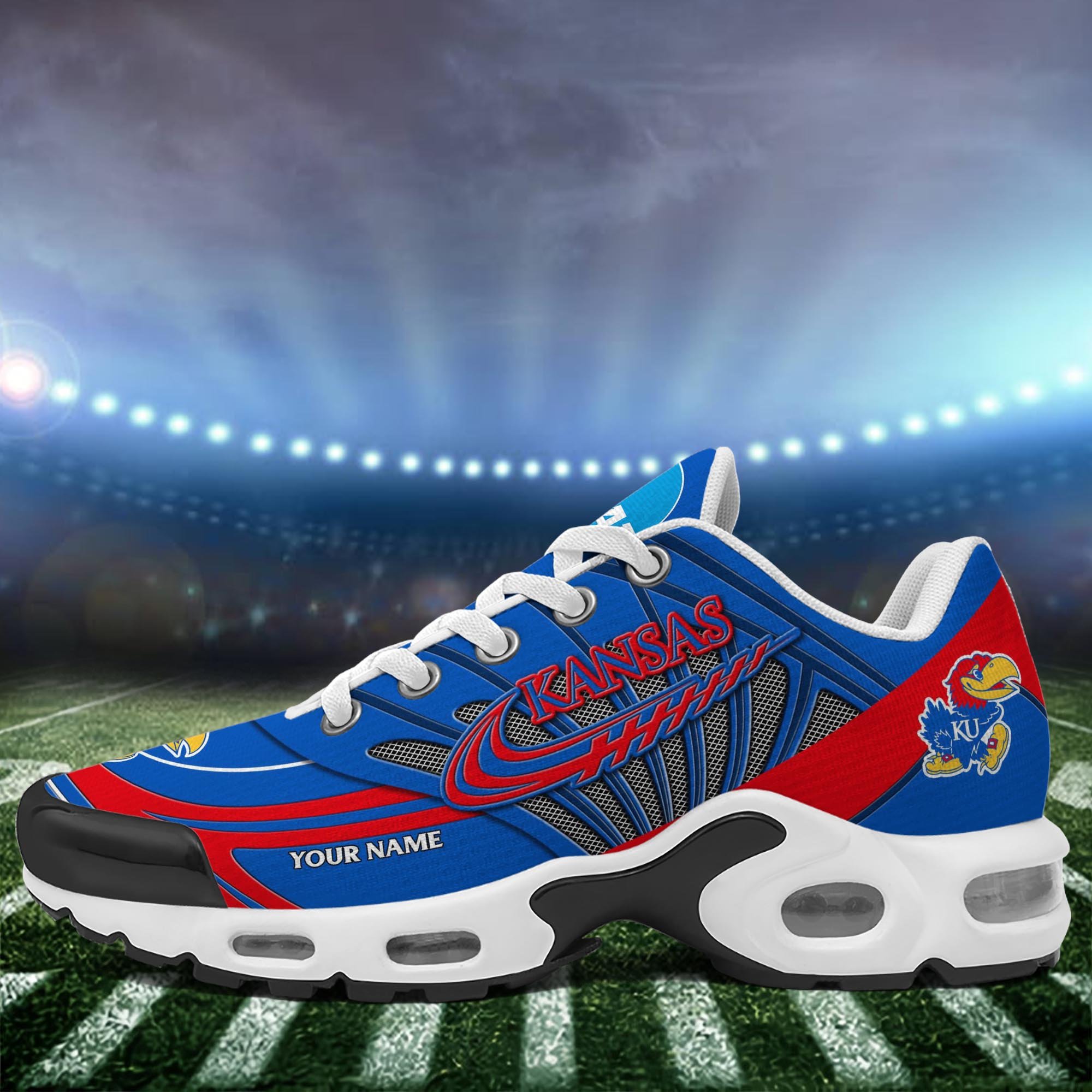 Kansas Jayhawks TN Shoes 2026 Version Custom Your Name 594