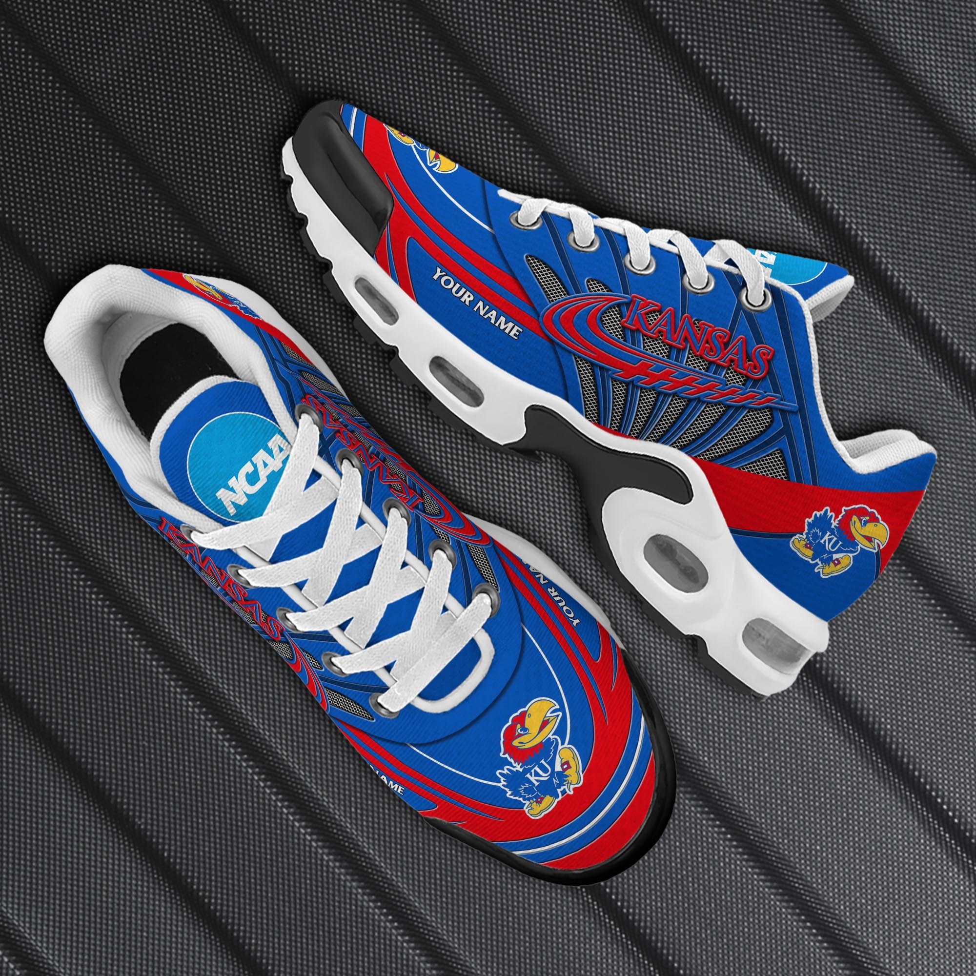 Kansas Jayhawks TN Shoes 2026 Version Custom Your Name 594