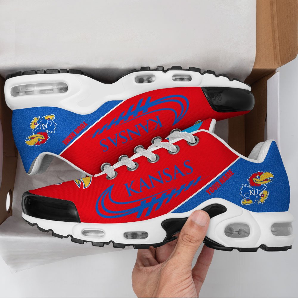 Kansas Jayhawks TN Shoes Custom Your Name 514