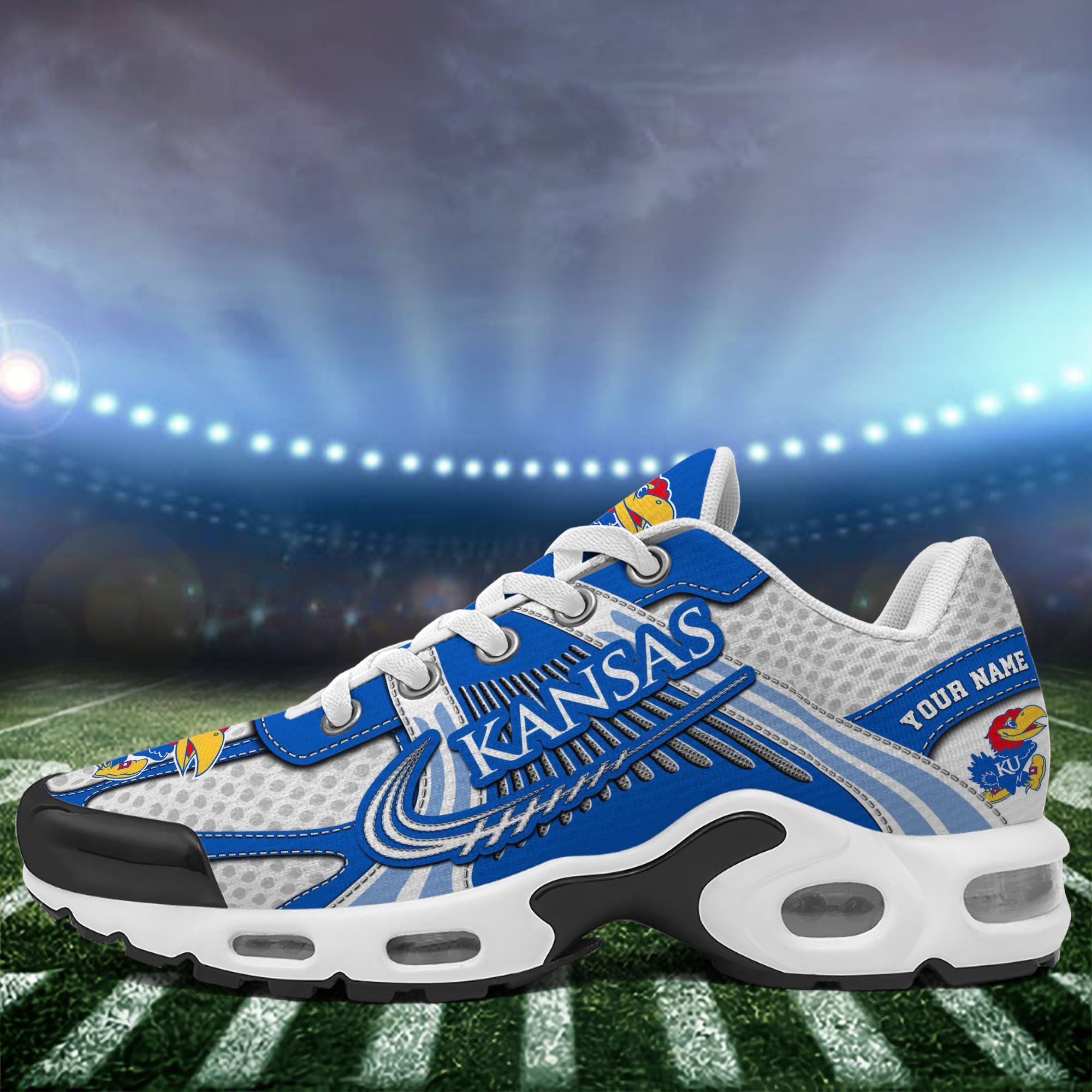 Kansas Jayhawks TN Shoes Custom Your Name, Sport Shoes