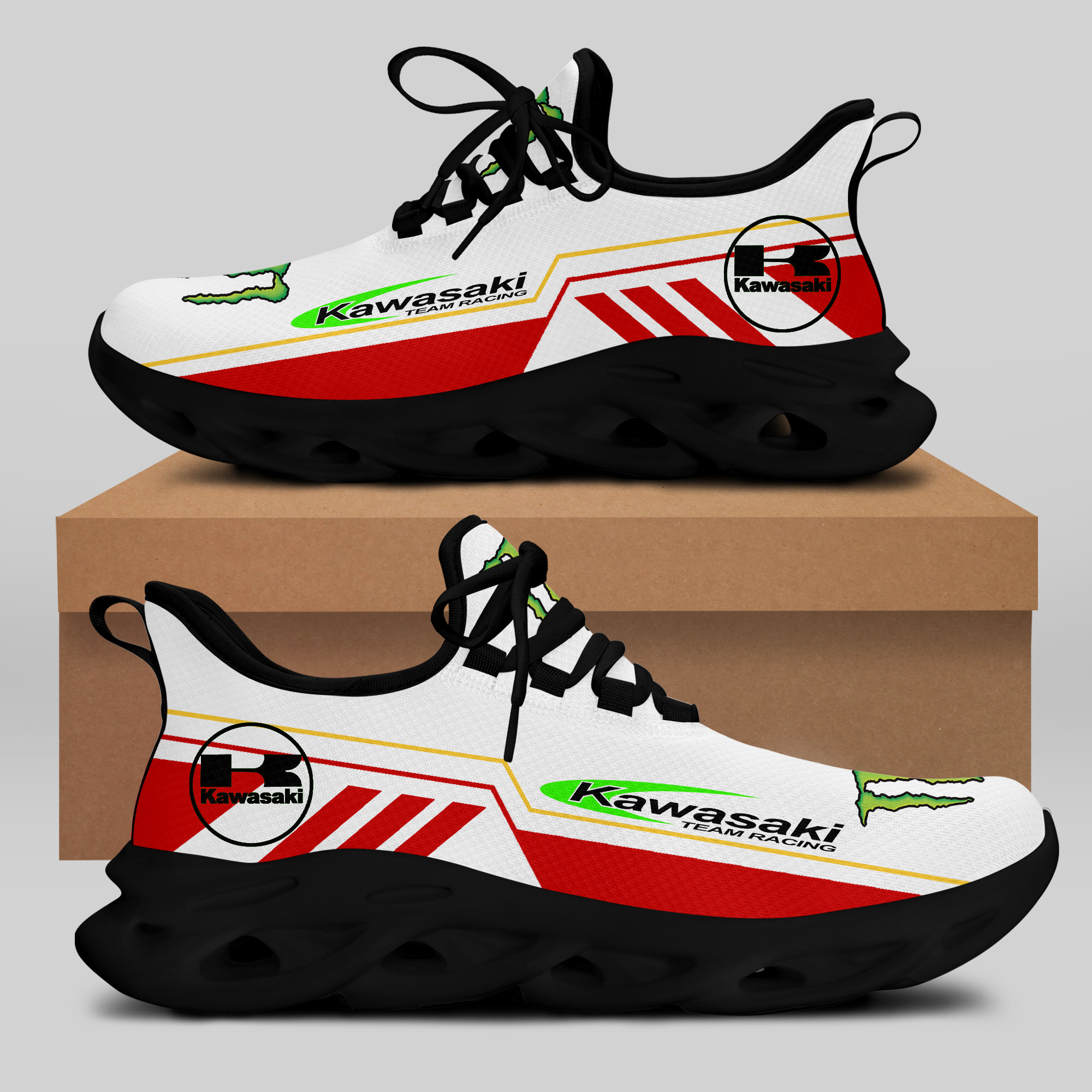 Kawasaki Racing Sneakers RUNNING SHOES VER 38