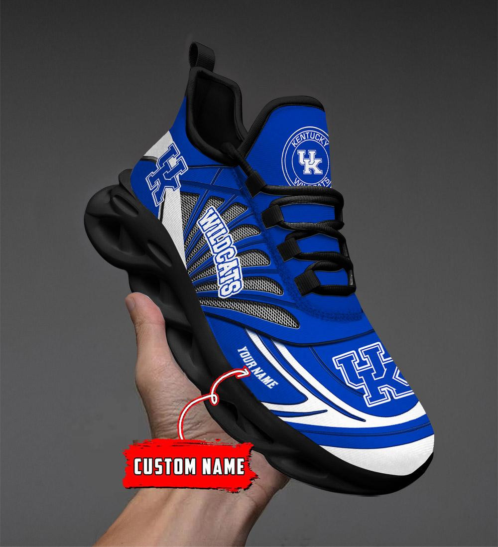 Kentucky Wildcats Custom Name Max Soul Shoes