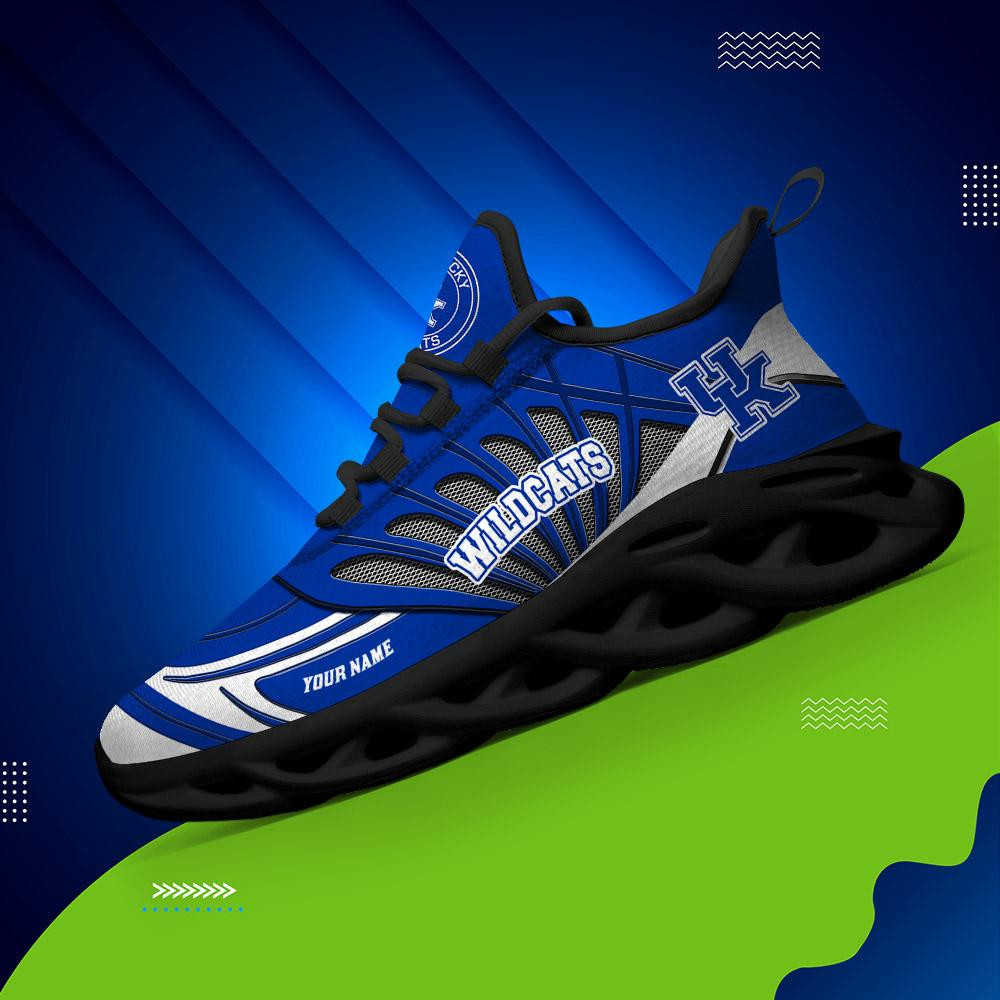 Kentucky Wildcats Custom Name Max Soul Shoes
