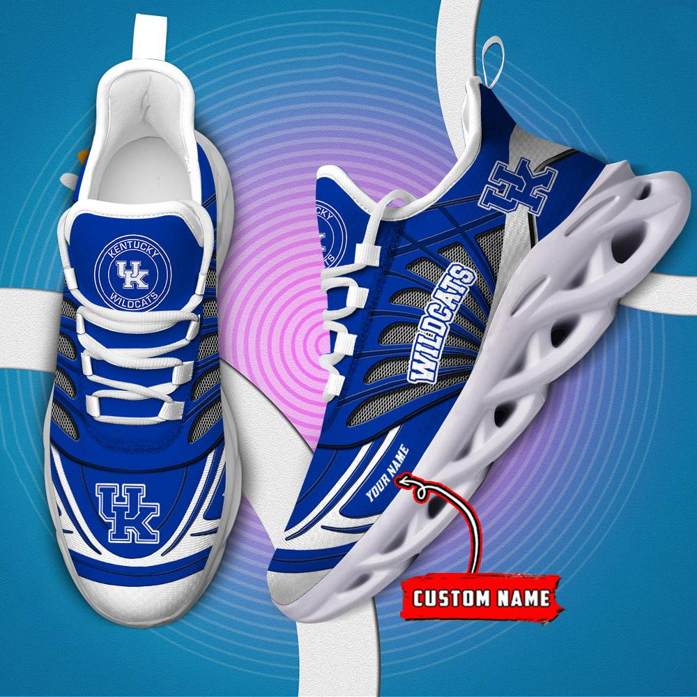 Kentucky Wildcats Custom Name Max Soul Shoes