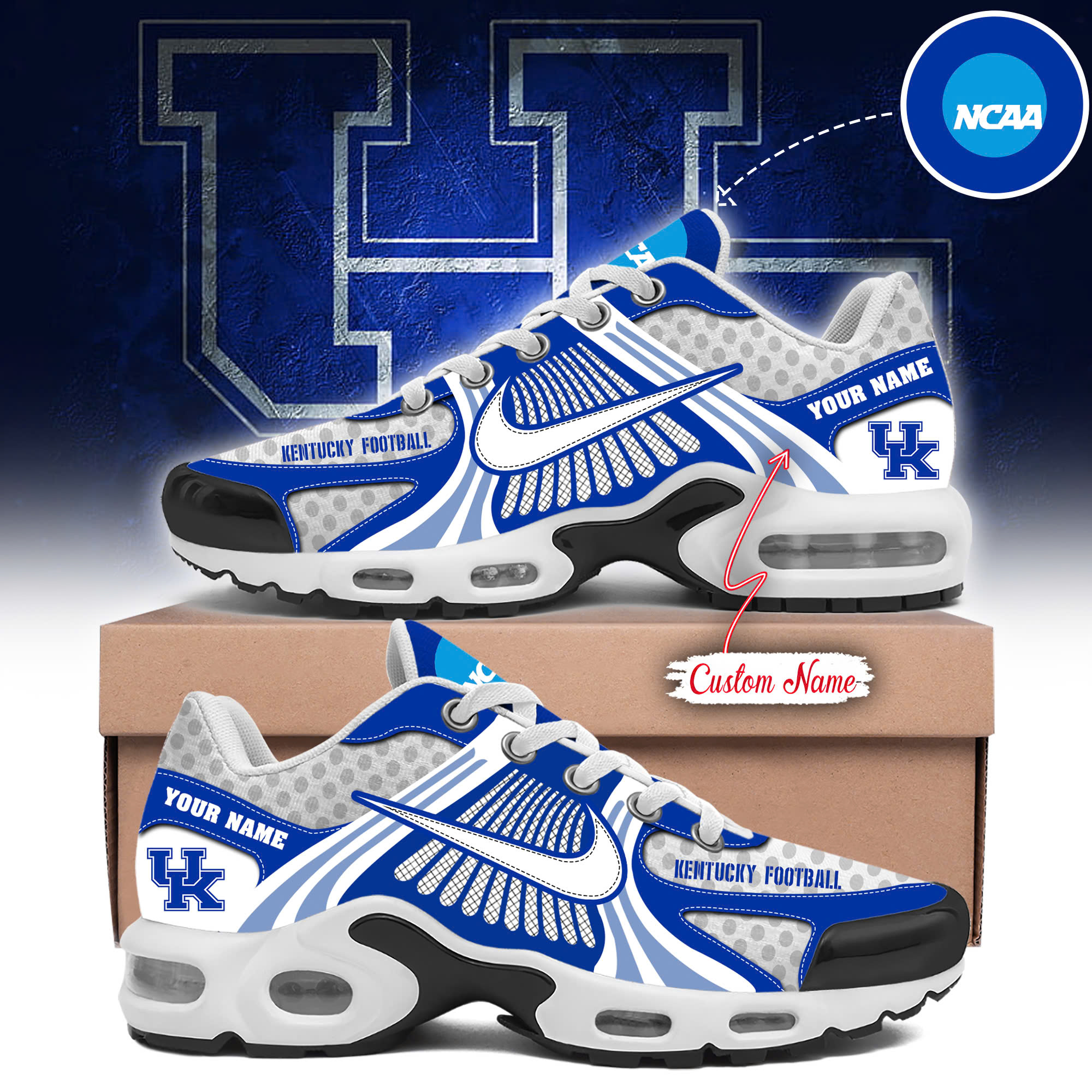 Kentucky Wildcats Custom Sport Shoes