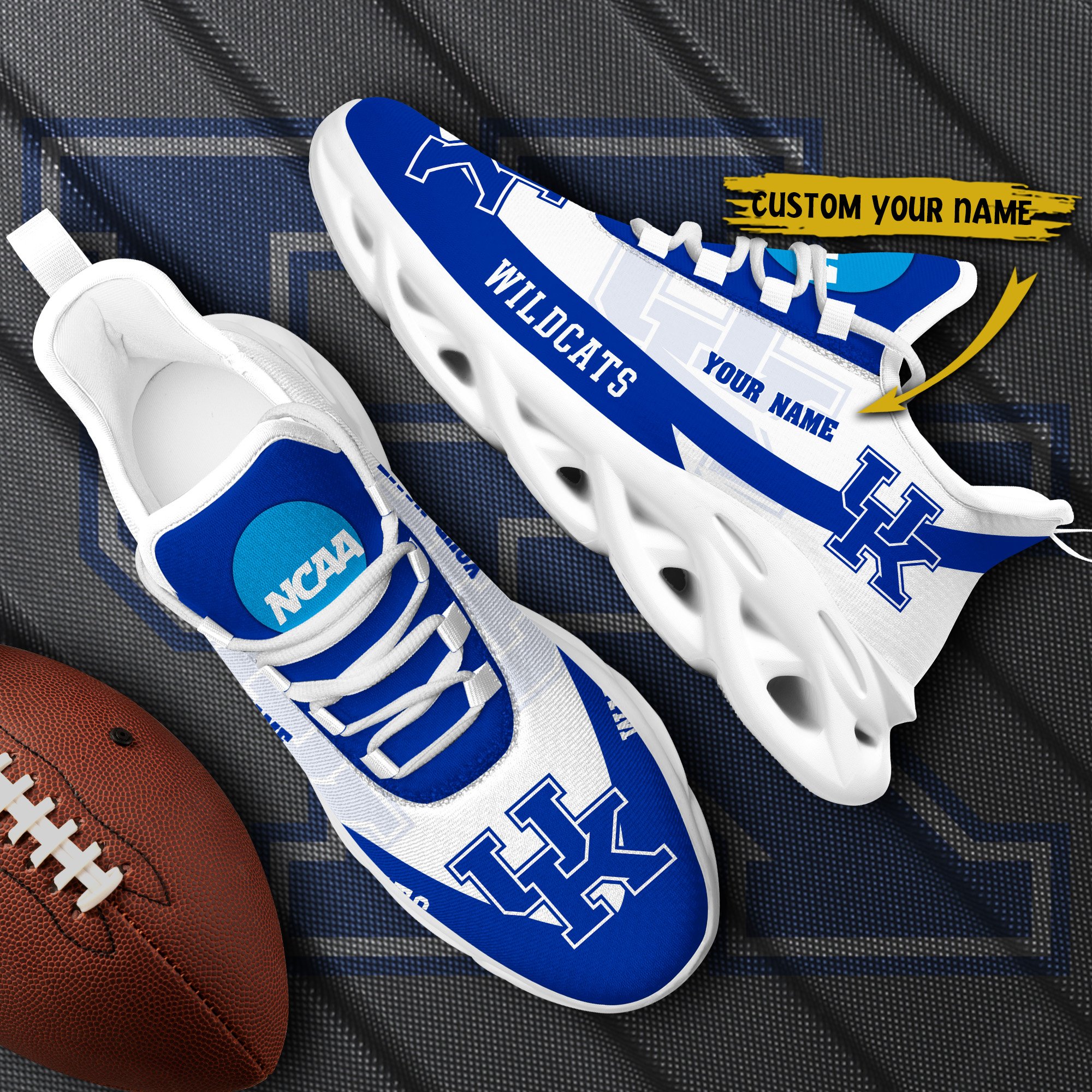Kentucky Wildcats White Max Soul Shoes 2026 Versions Custom Your Name, Sports Gift For Fan PH019