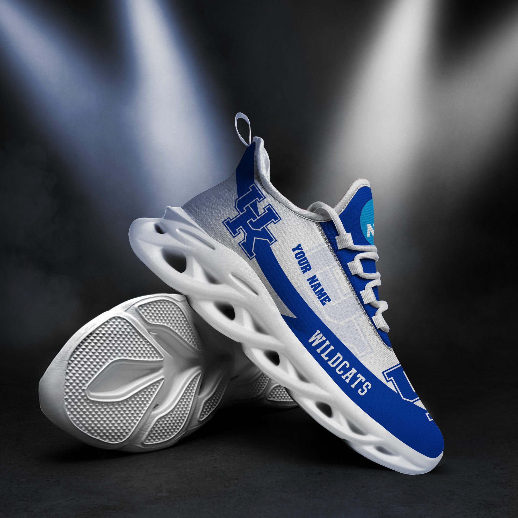 Kentucky Wildcats White Max Soul Shoes 2026 Versions Custom Your Name, Sports Gift For Fan PH019