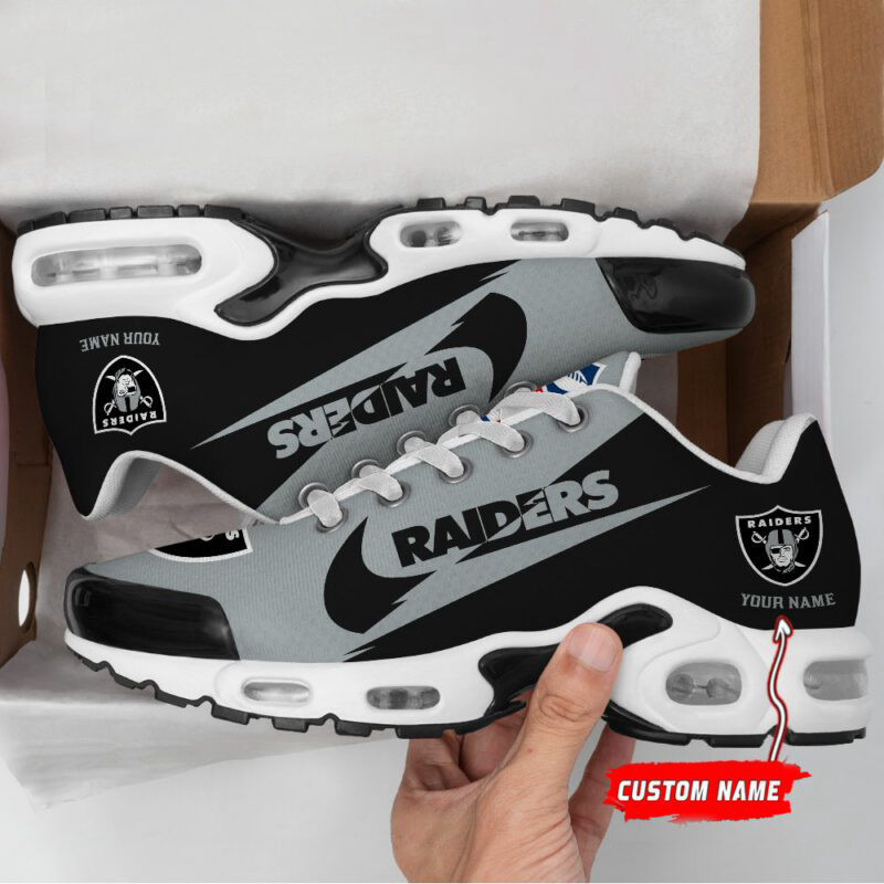 Las Vegas Raiders Air Max Plus Sport Sneakers For Fan Gifts